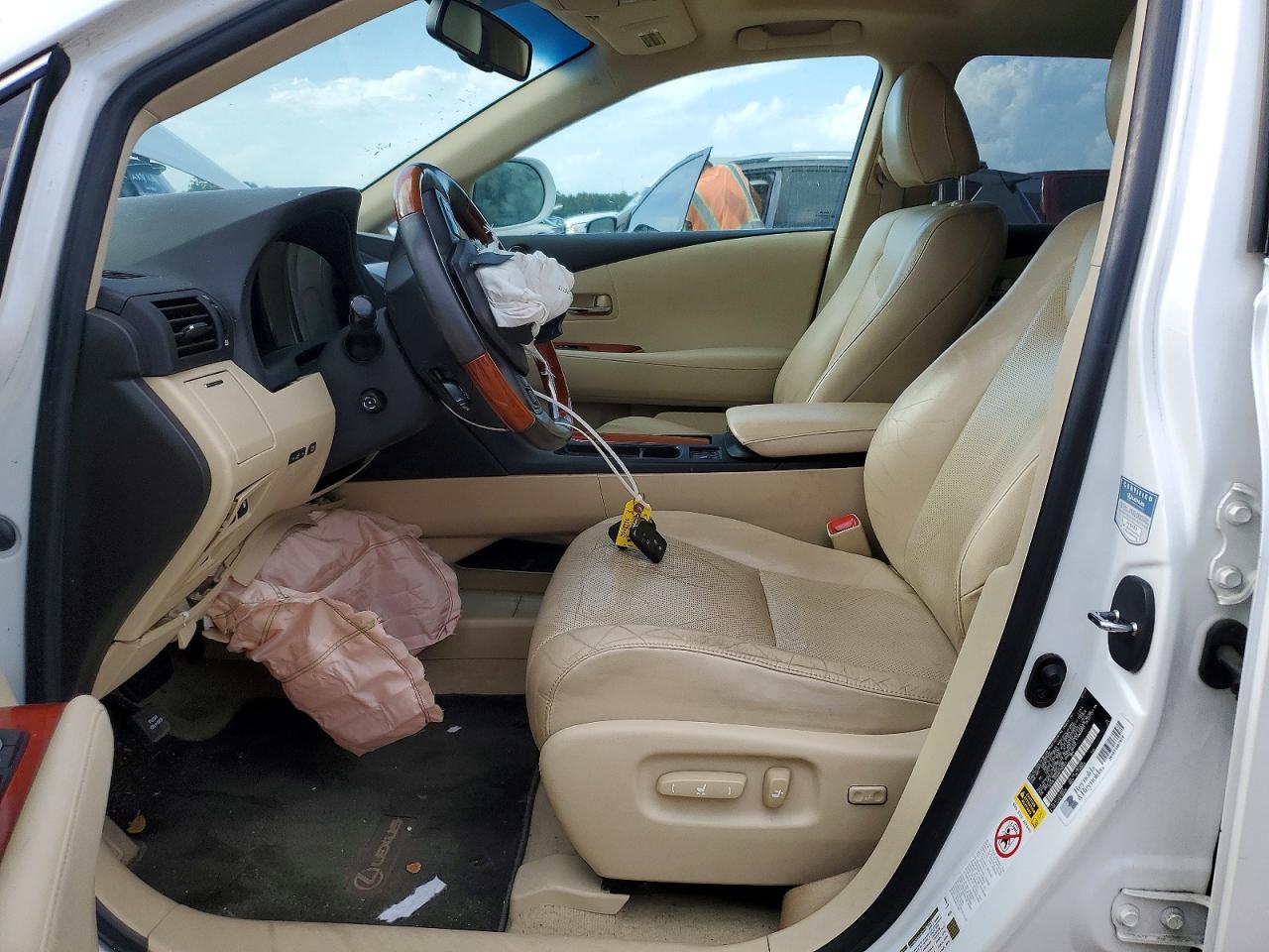 2010 Lexus Rx 350 Белый vin: 2T2ZK1BA6AC006451