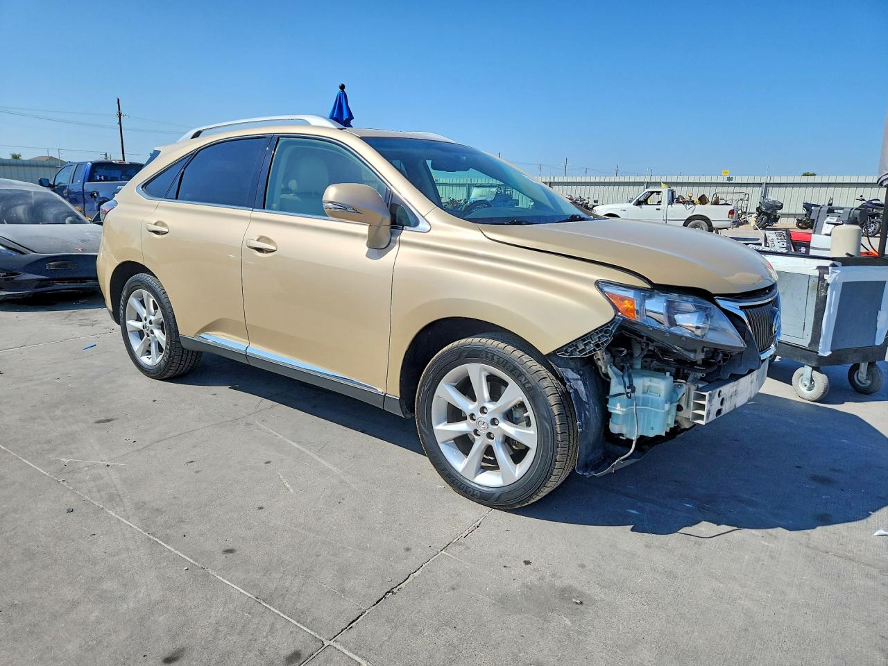 2010 Lexus Rx 350 Gold vin: 2T2ZK1BA6AC007051