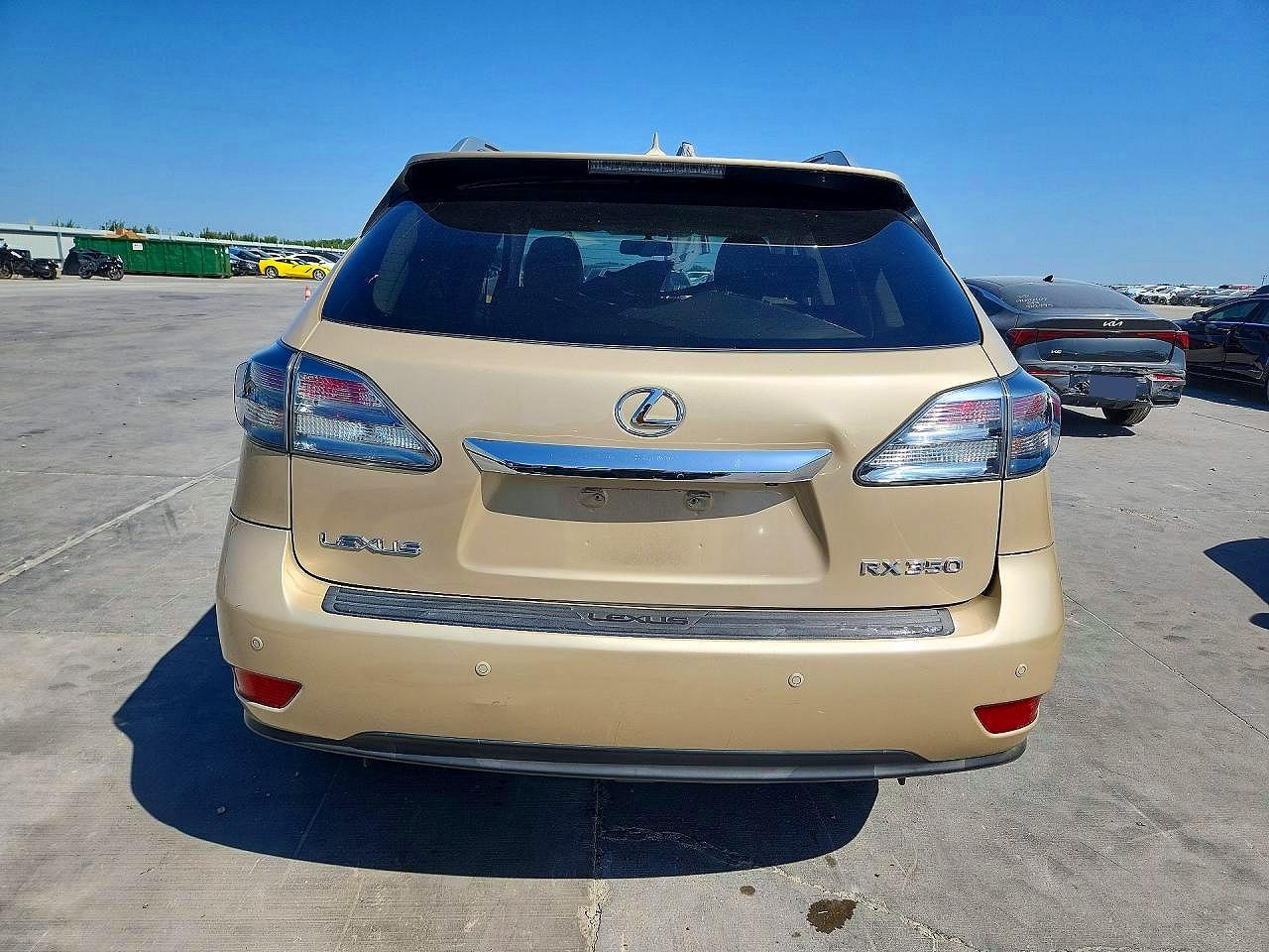 2010 Lexus Rx 350 Gold vin: 2T2ZK1BA6AC007051