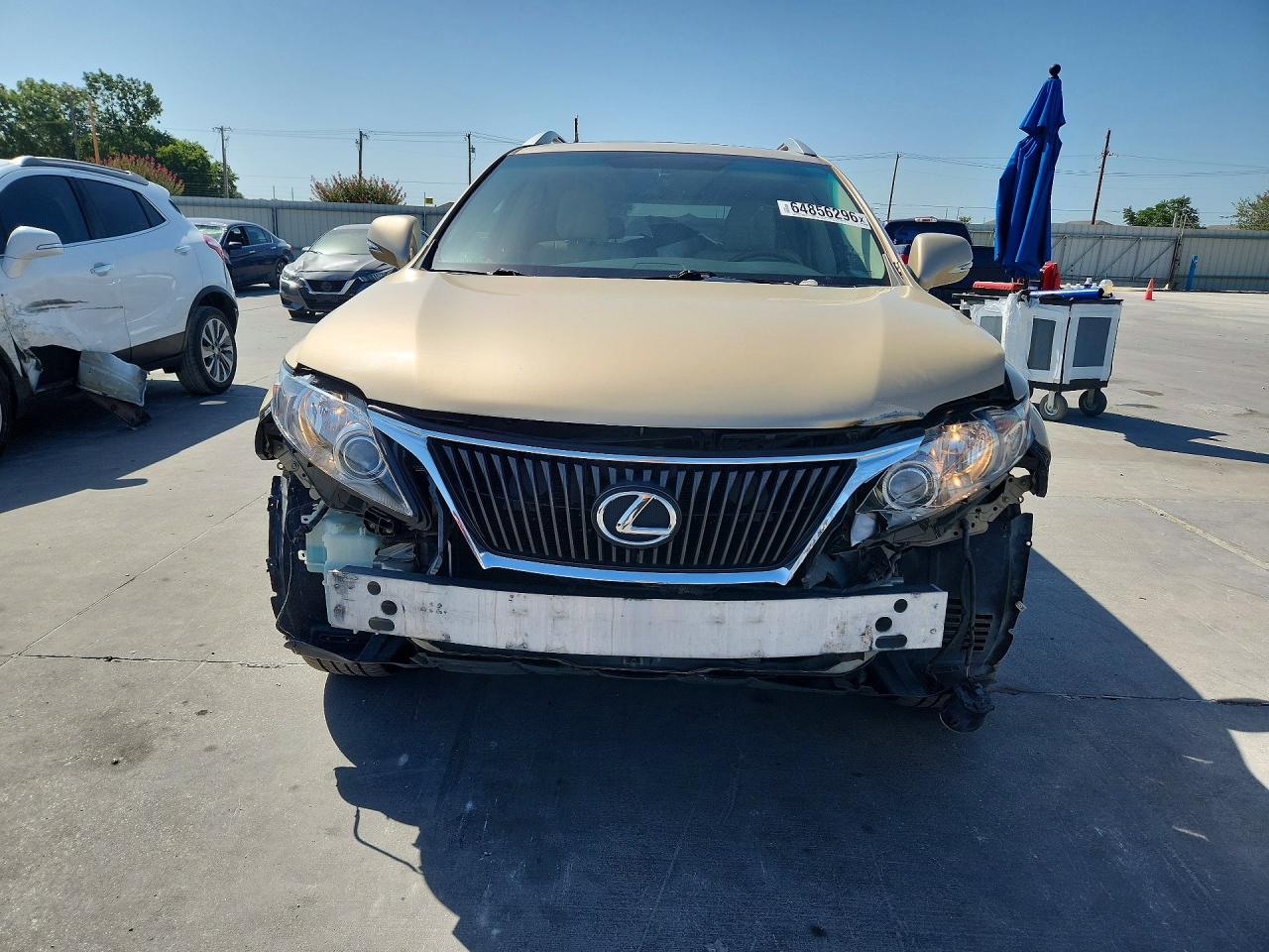 2010 Lexus Rx 350 Gold vin: 2T2ZK1BA6AC007051