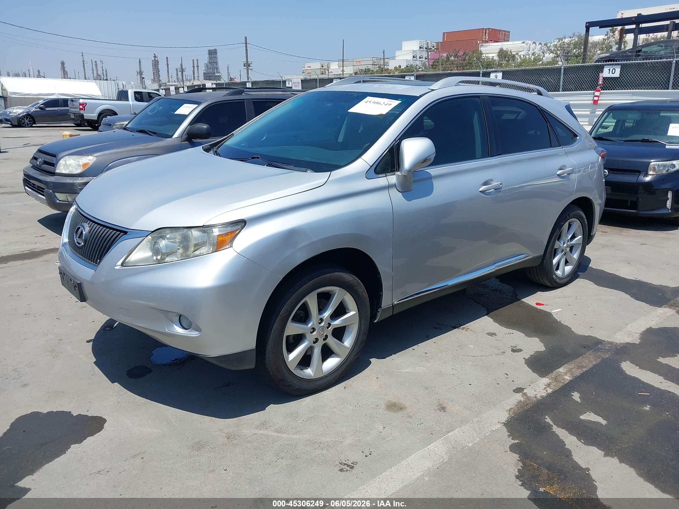 2010 Lexus Rx 350   Silver vin: 2T2ZK1BA6AC009480
