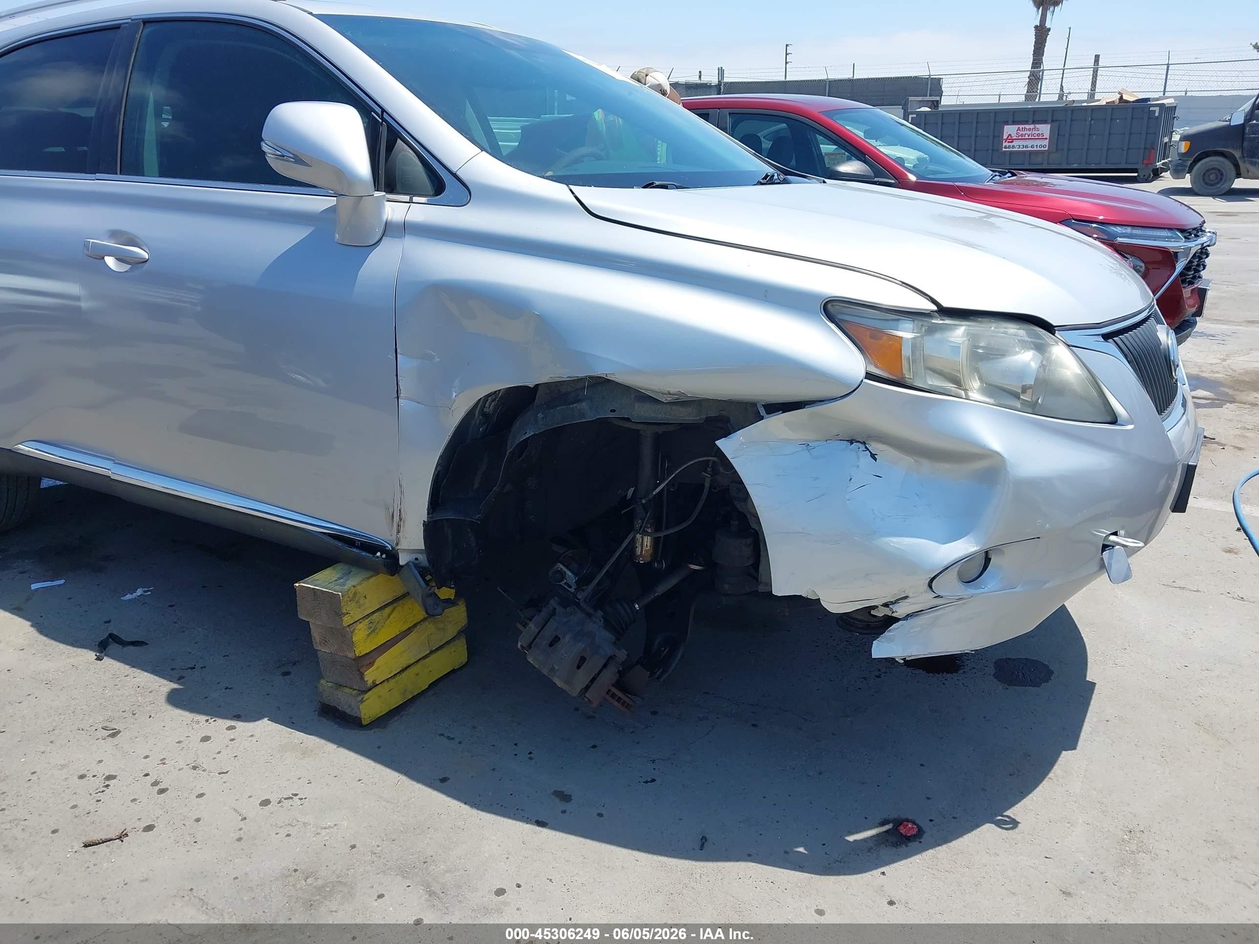 2010 Lexus Rx 350   Silver vin: 2T2ZK1BA6AC009480