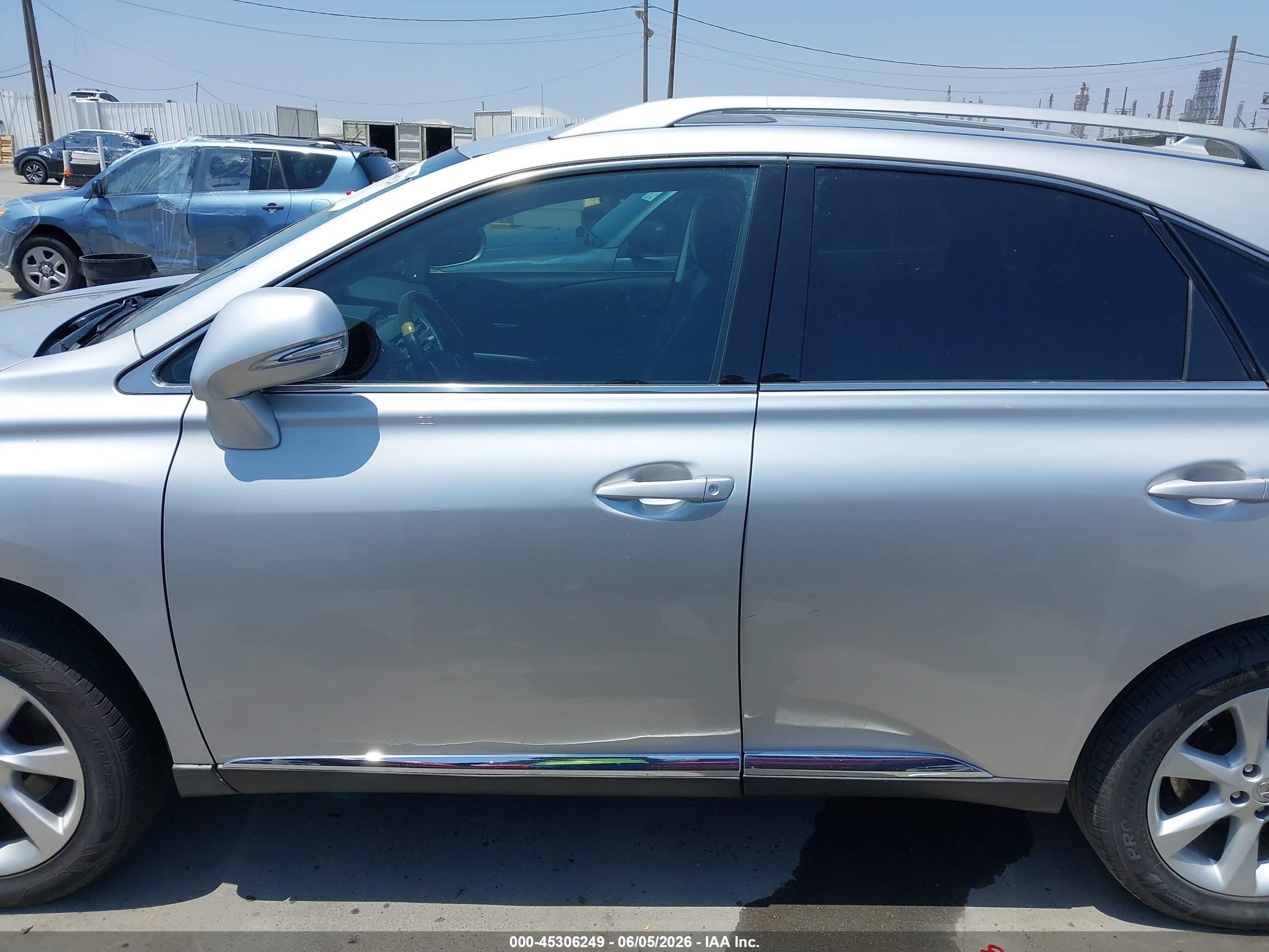 2010 Lexus Rx 350   Silver vin: 2T2ZK1BA6AC009480