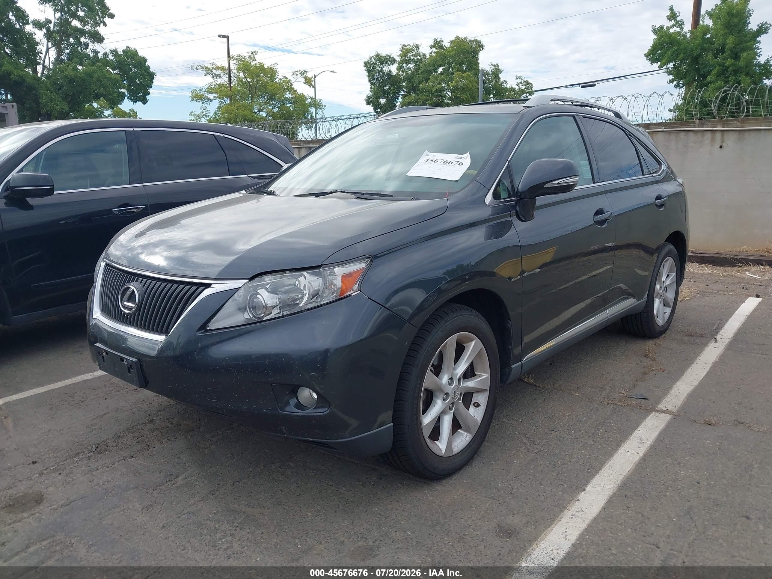 2010 Lexus Rx 350   Gray vin: 2T2ZK1BA6AC022617