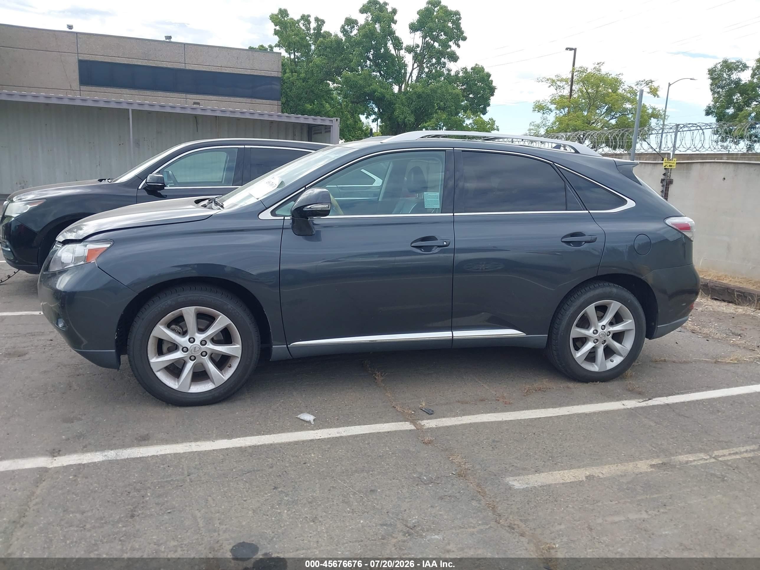2010 Lexus Rx 350   Gray vin: 2T2ZK1BA6AC022617