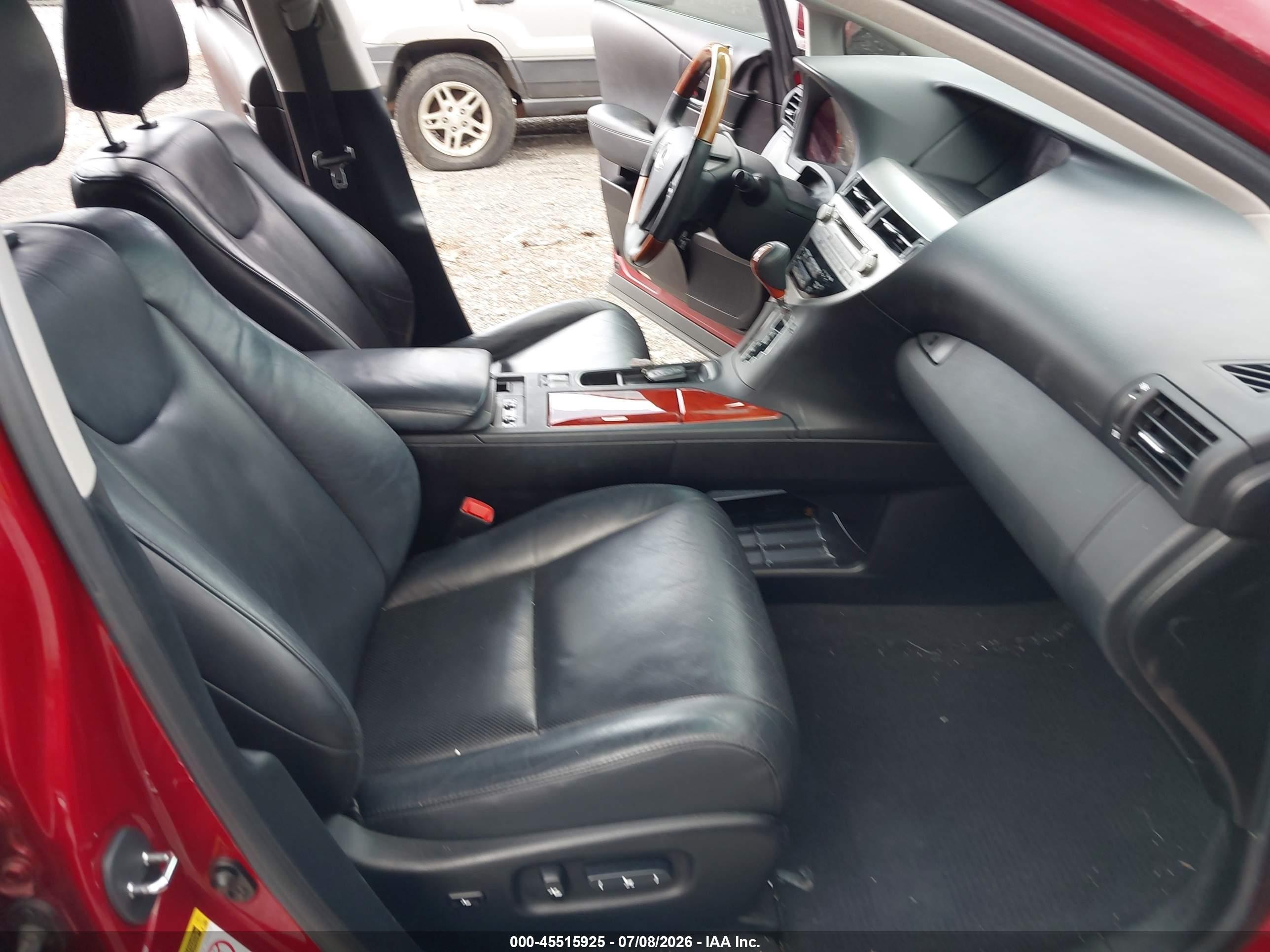 2010 Lexus Rx 350   Красный vin: 2T2ZK1BA6AC024397