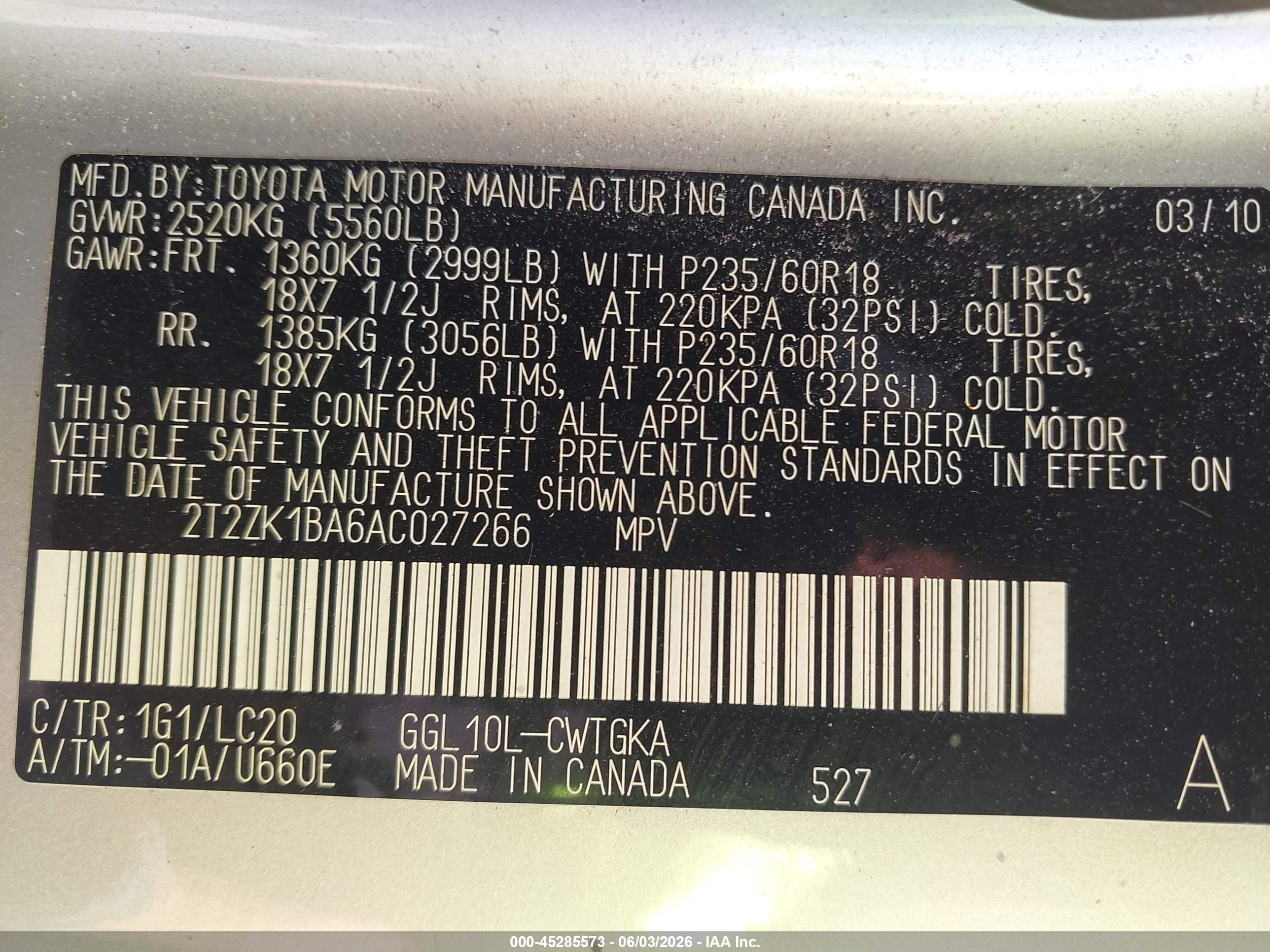 2010 Lexus Rx 350   Silver vin: 2T2ZK1BA6AC027266