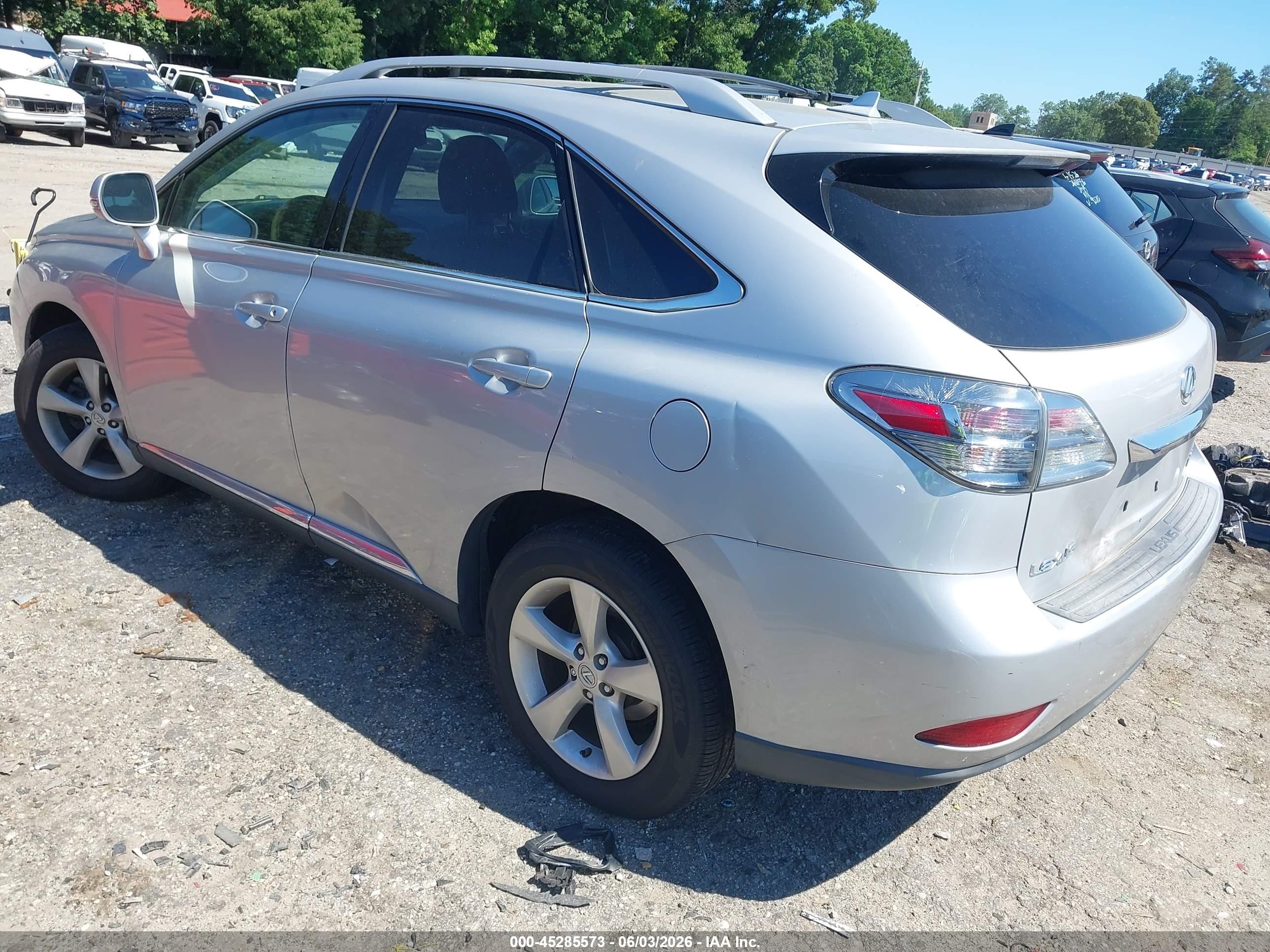 2010 Lexus Rx 350   Silver vin: 2T2ZK1BA6AC027266