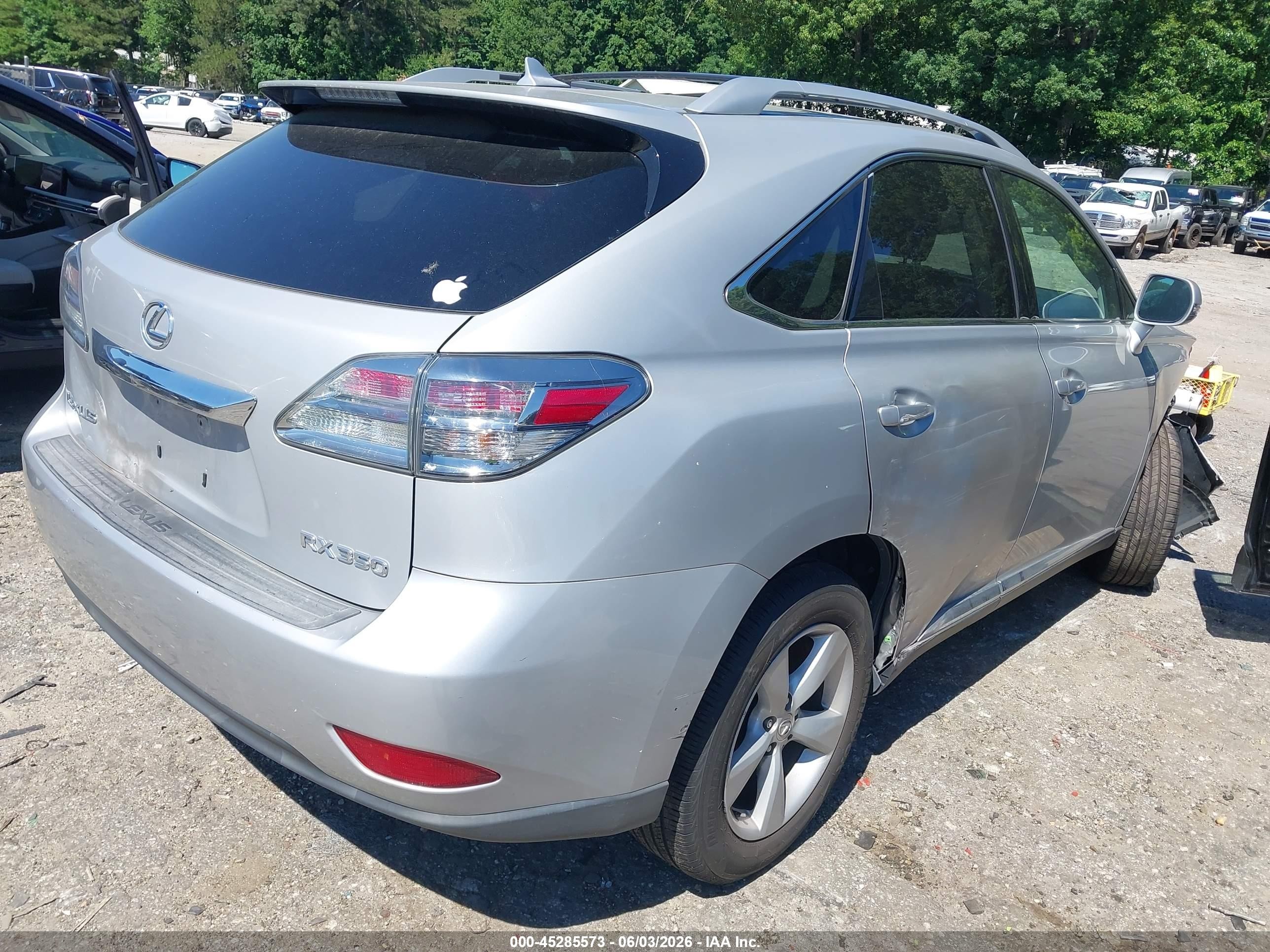 2010 Lexus Rx 350   Silver vin: 2T2ZK1BA6AC027266