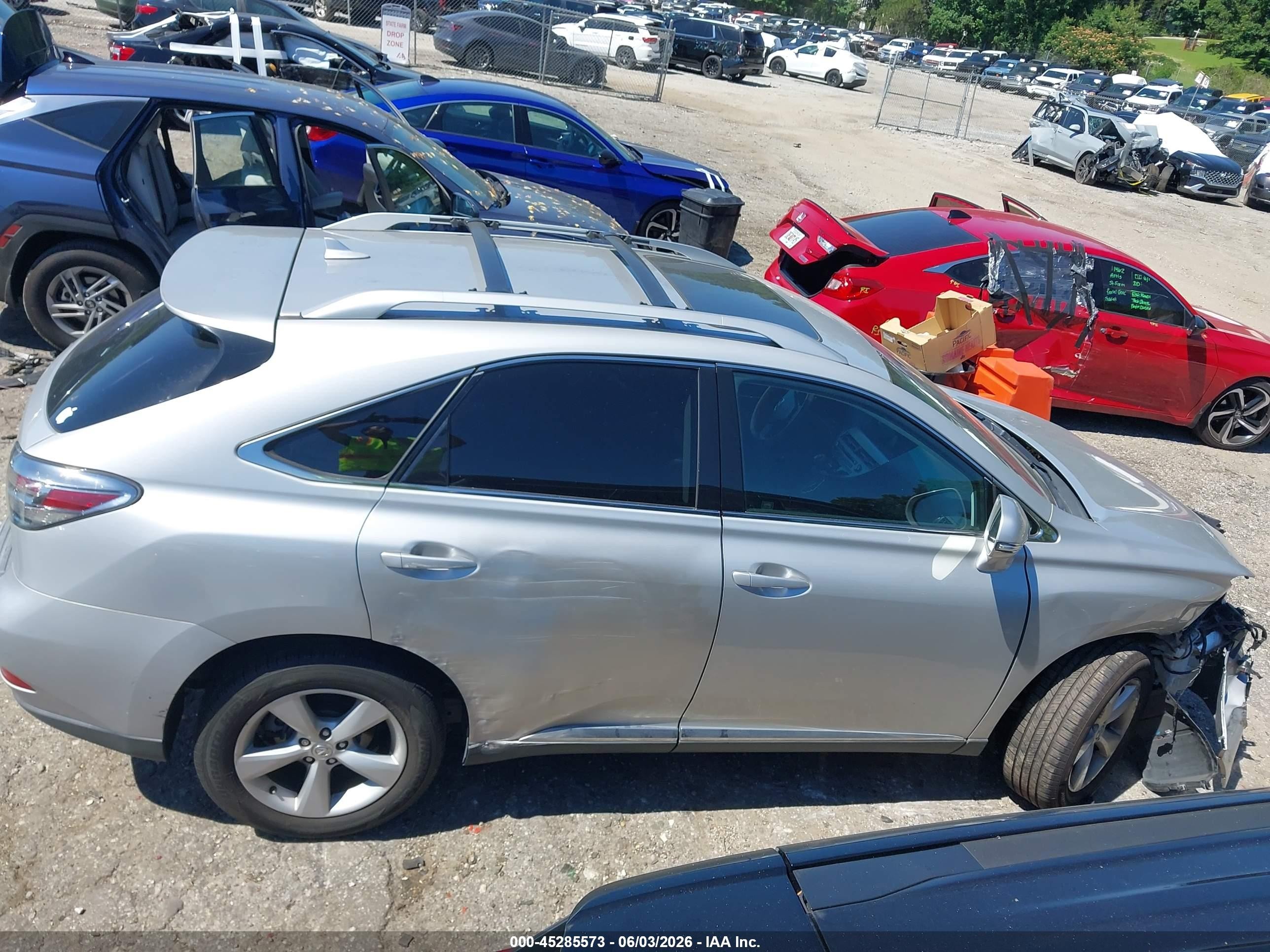 2010 Lexus Rx 350   Silver vin: 2T2ZK1BA6AC027266