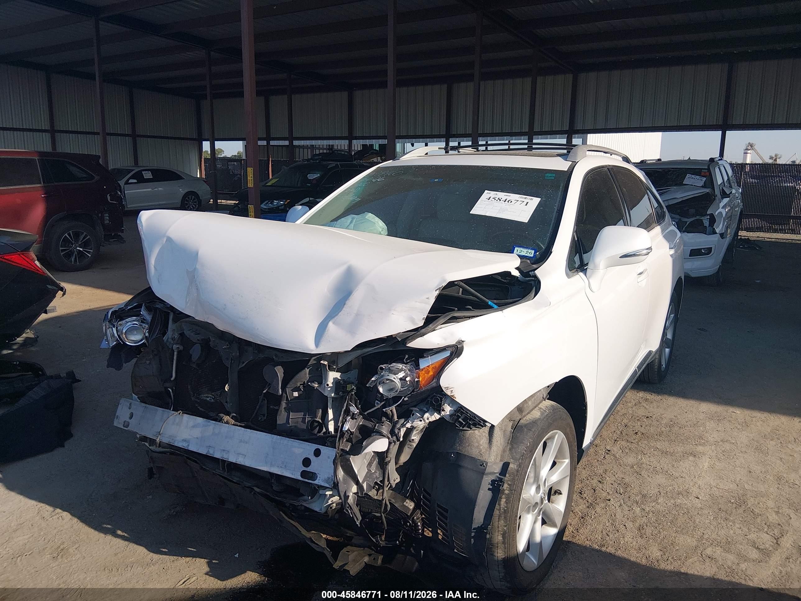 2011 Lexus Rx 350 Белый vin: 2T2ZK1BA6BC044747