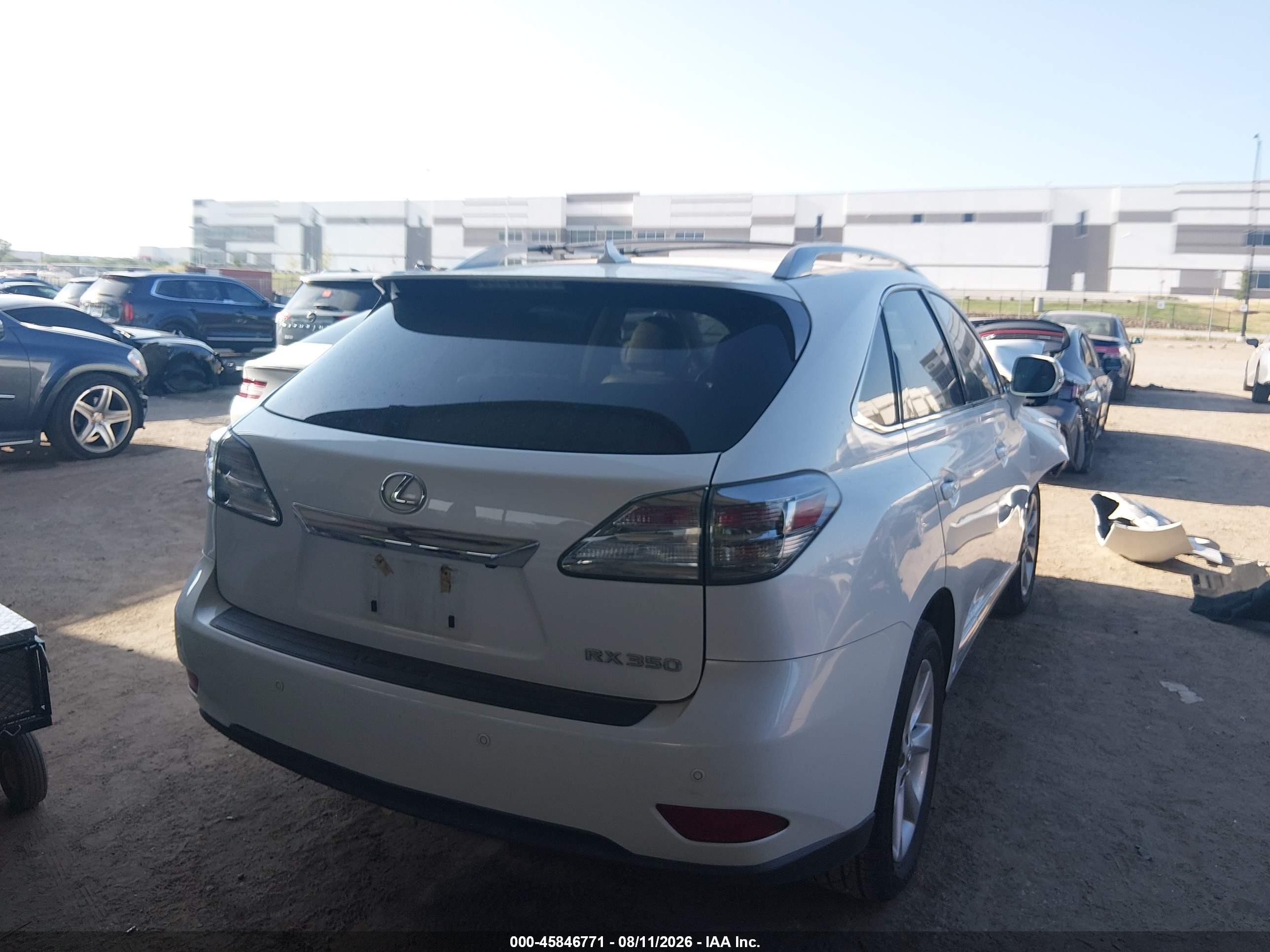 2011 Lexus Rx 350 Белый vin: 2T2ZK1BA6BC044747