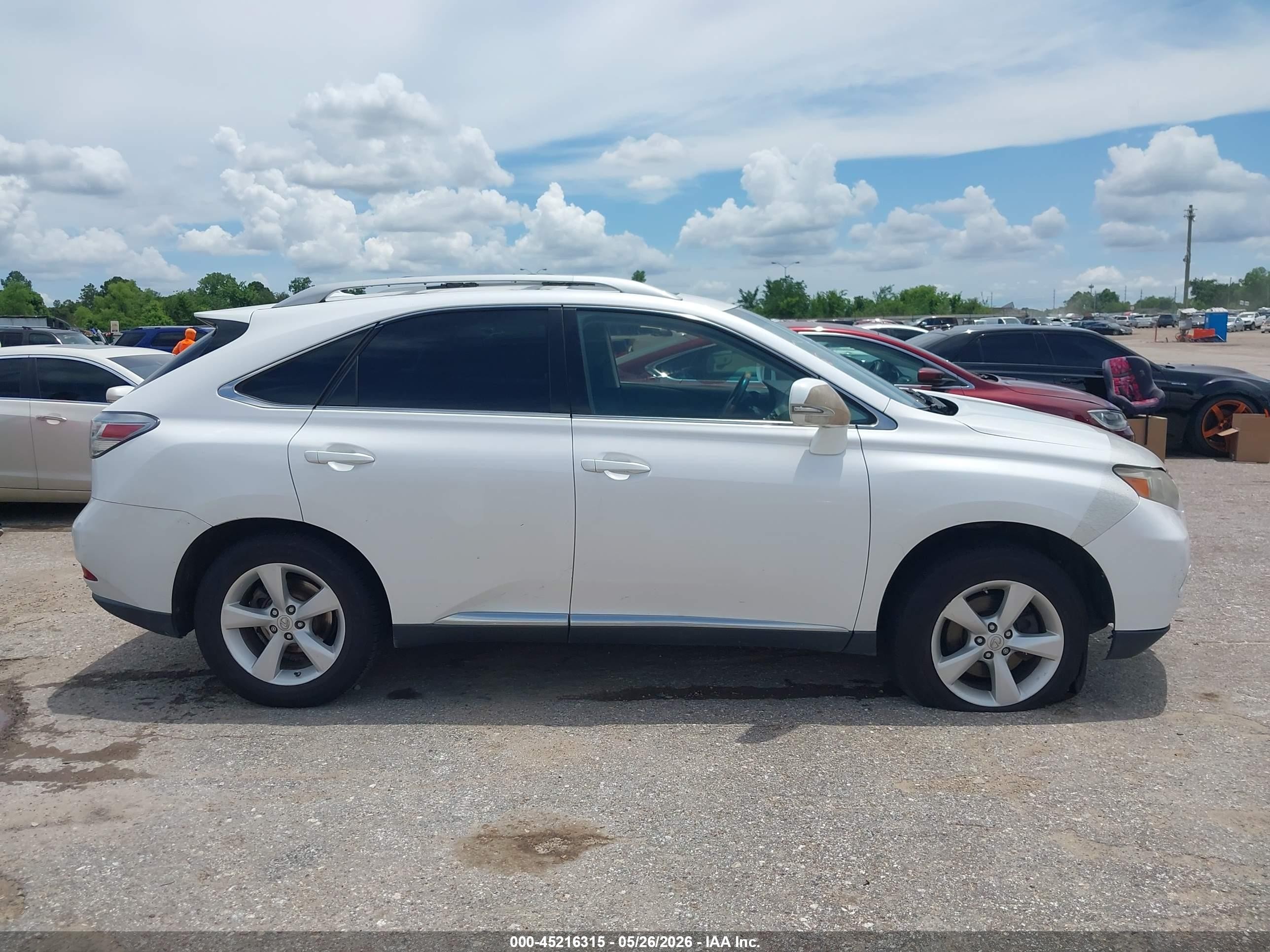2011 Lexus Rx 350   White vin: 2T2ZK1BA6BC047535