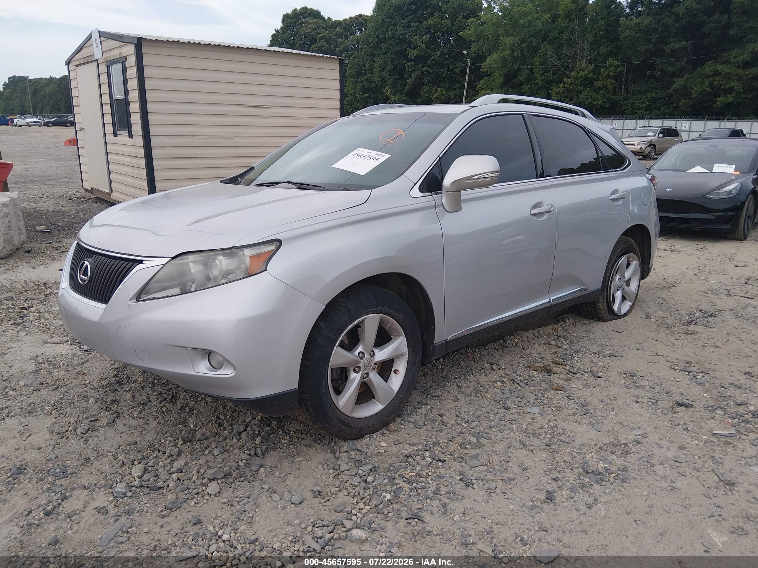 2011 Lexus Rx 350   Silver vin: 2T2ZK1BA6BC057921