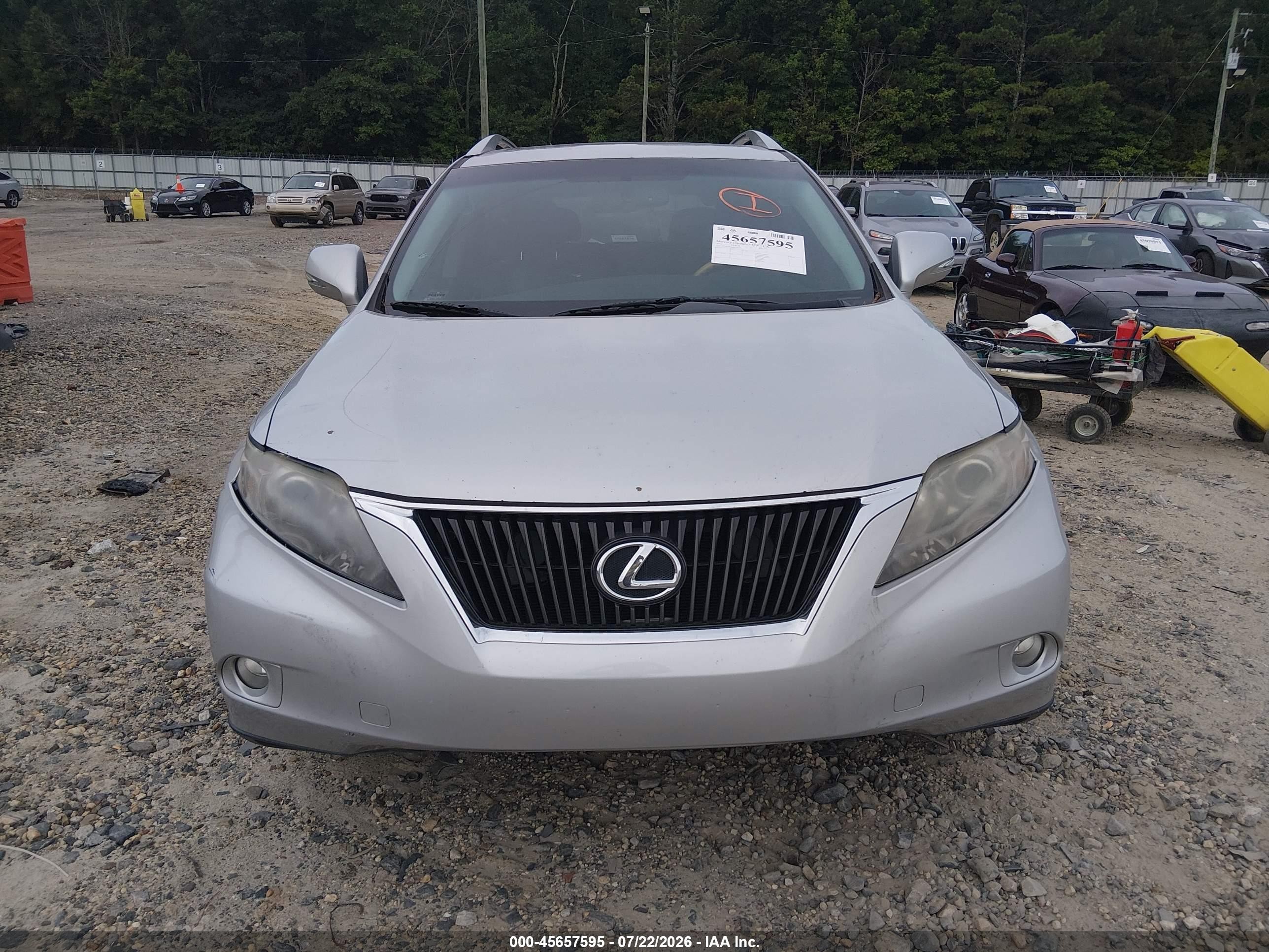 2011 Lexus Rx 350   Silver vin: 2T2ZK1BA6BC057921