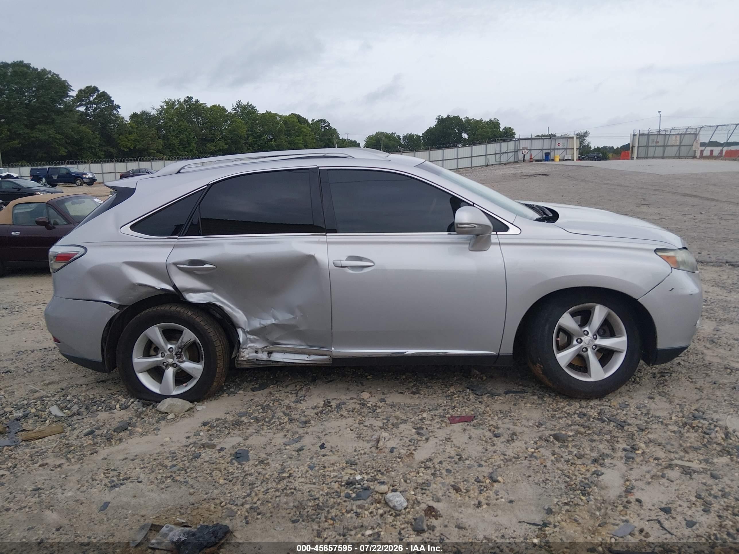 2011 Lexus Rx 350   Silver vin: 2T2ZK1BA6BC057921