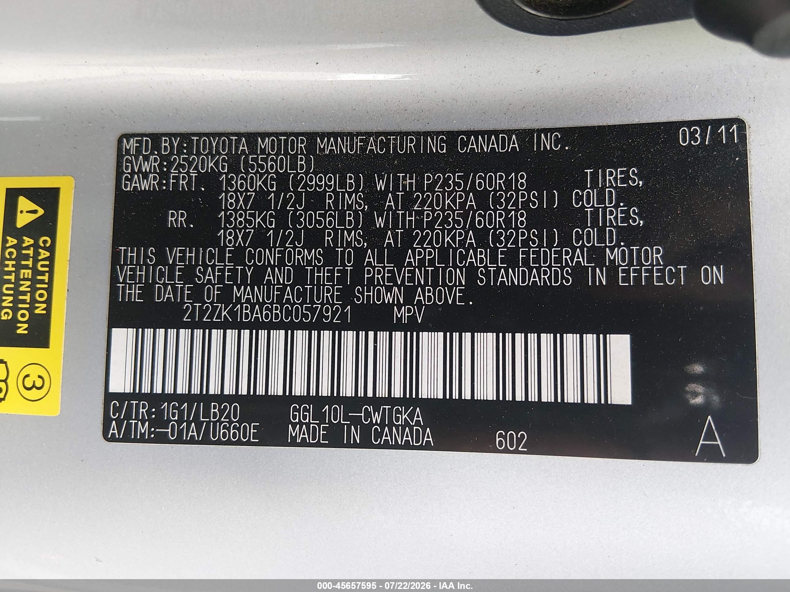 2011 Lexus Rx 350   Silver vin: 2T2ZK1BA6BC057921