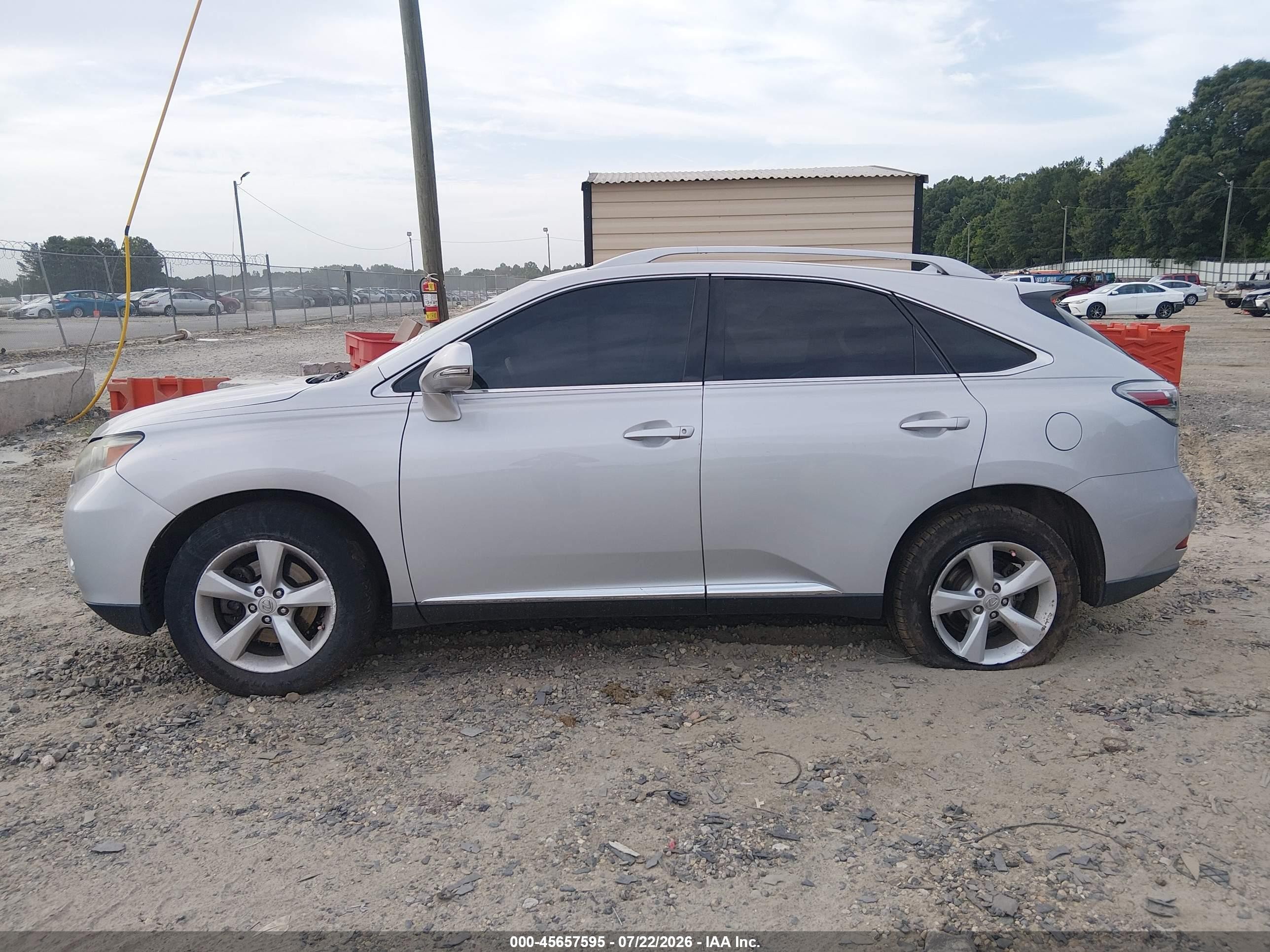 2011 Lexus Rx 350   Silver vin: 2T2ZK1BA6BC057921