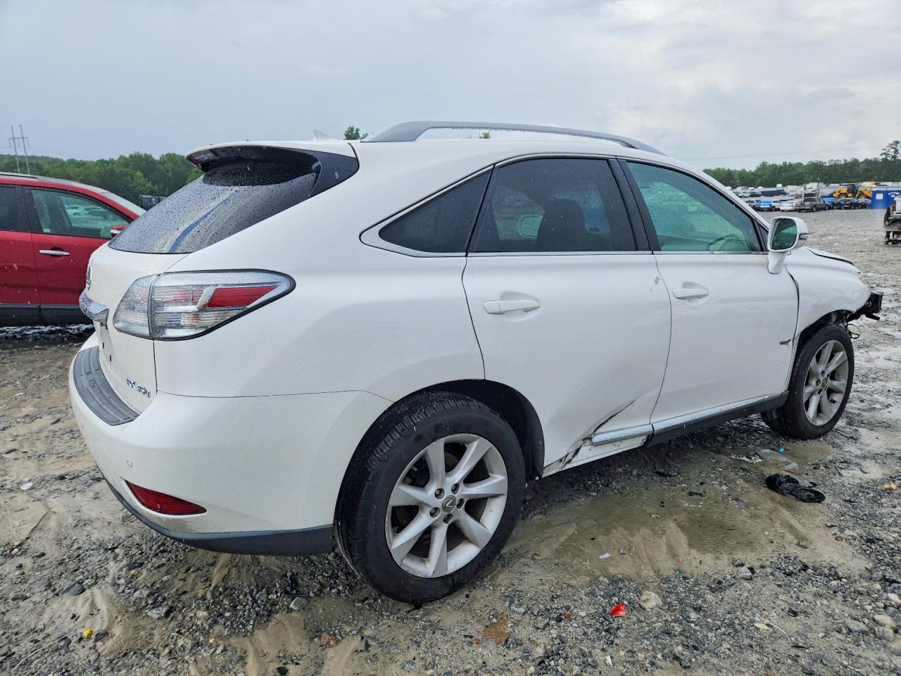 2012 Lexus Rx 350 White vin: 2T2ZK1BA6CC068158