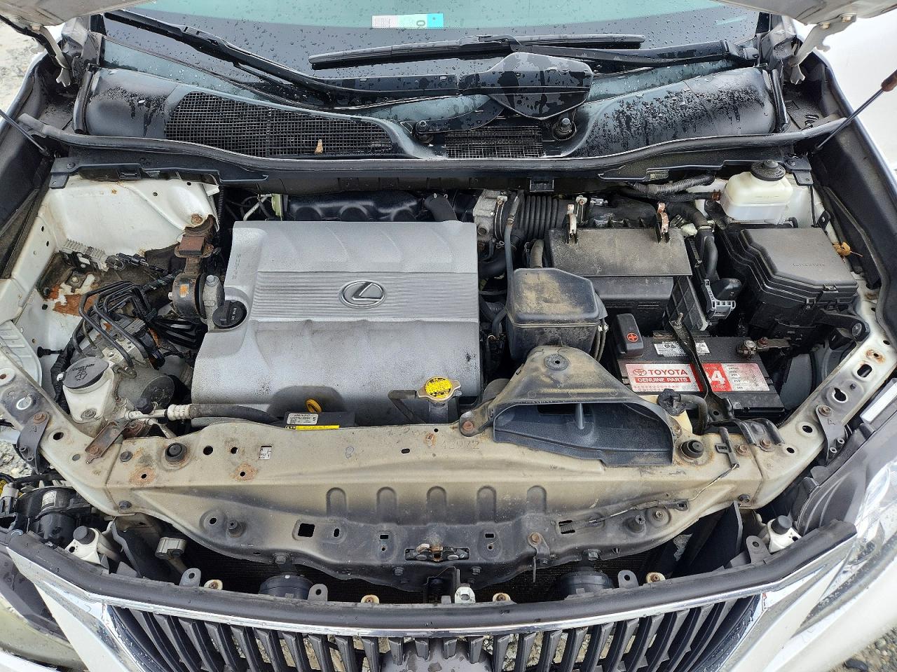 2012 Lexus Rx 350 White vin: 2T2ZK1BA6CC068158