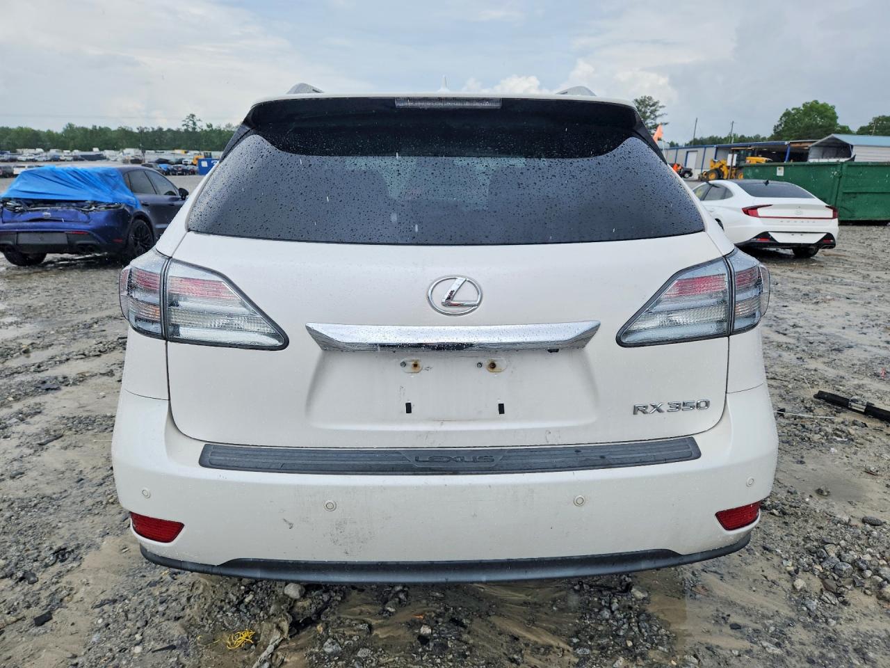 2012 Lexus Rx 350 White vin: 2T2ZK1BA6CC068158