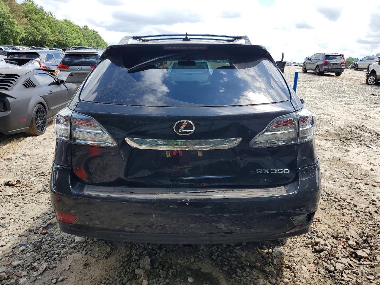 2012 Lexus Rx 350 Black vin: 2T2ZK1BA6CC070315