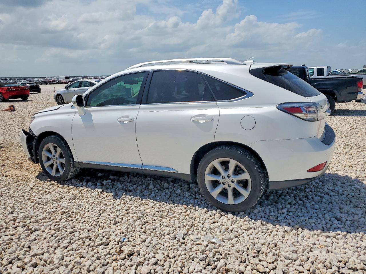 2012 Lexus Rx 350 White vin: 2T2ZK1BA6CC073134