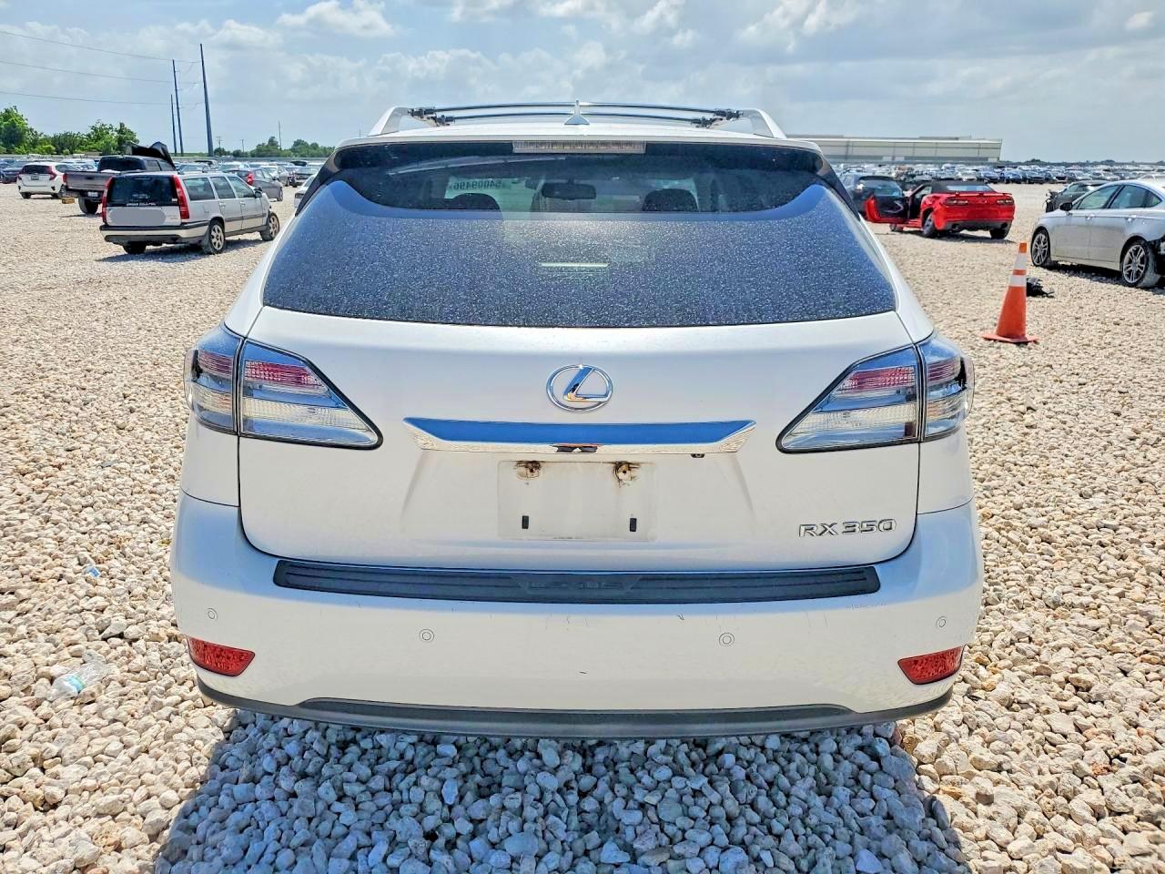 2012 Lexus Rx 350 White vin: 2T2ZK1BA6CC073134