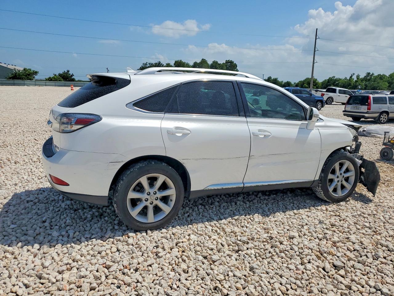 2012 Lexus Rx 350 White vin: 2T2ZK1BA6CC073134