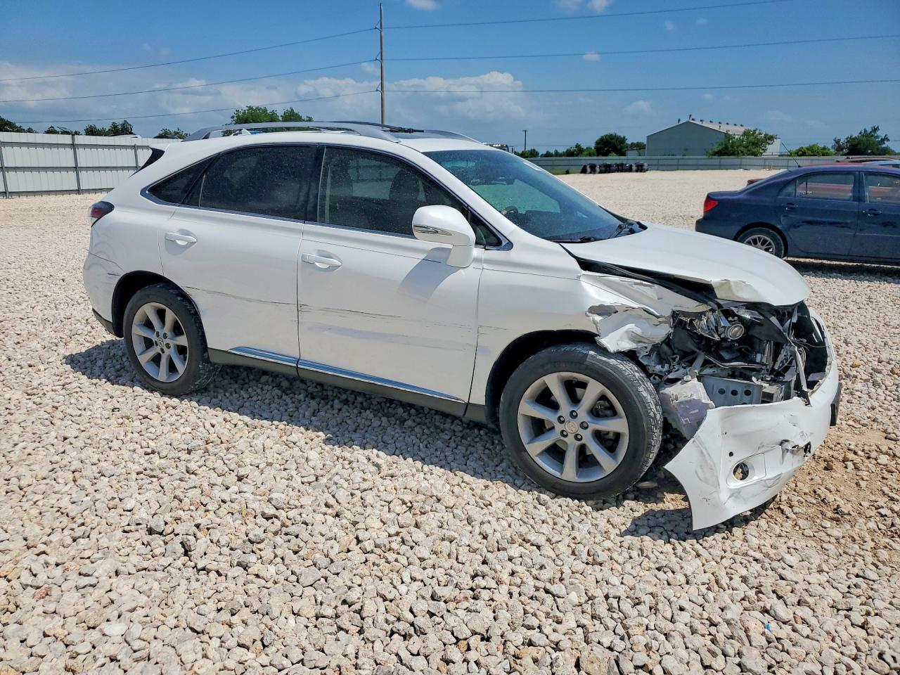 2012 Lexus Rx 350 White vin: 2T2ZK1BA6CC073134
