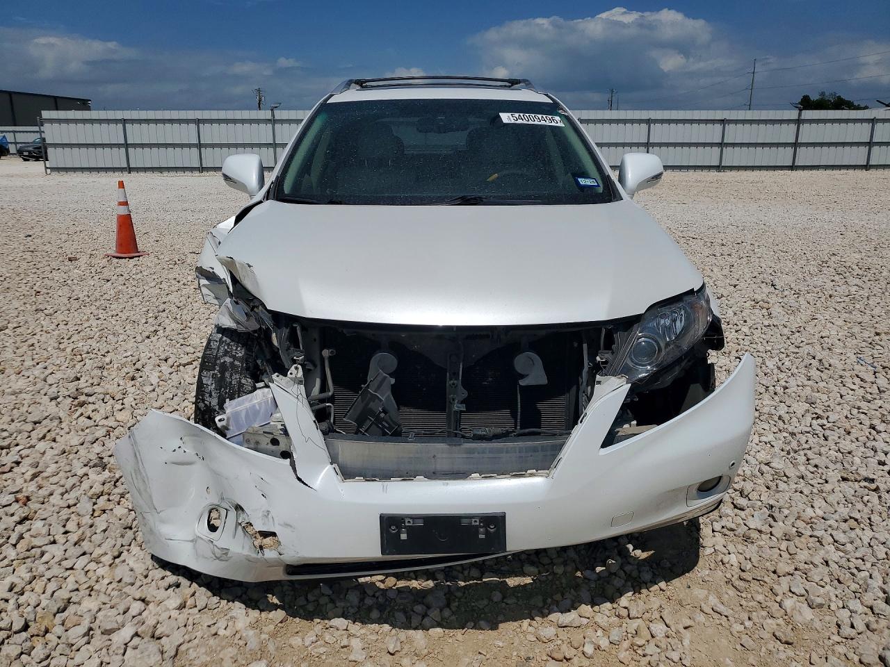 2012 Lexus Rx 350 White vin: 2T2ZK1BA6CC073134