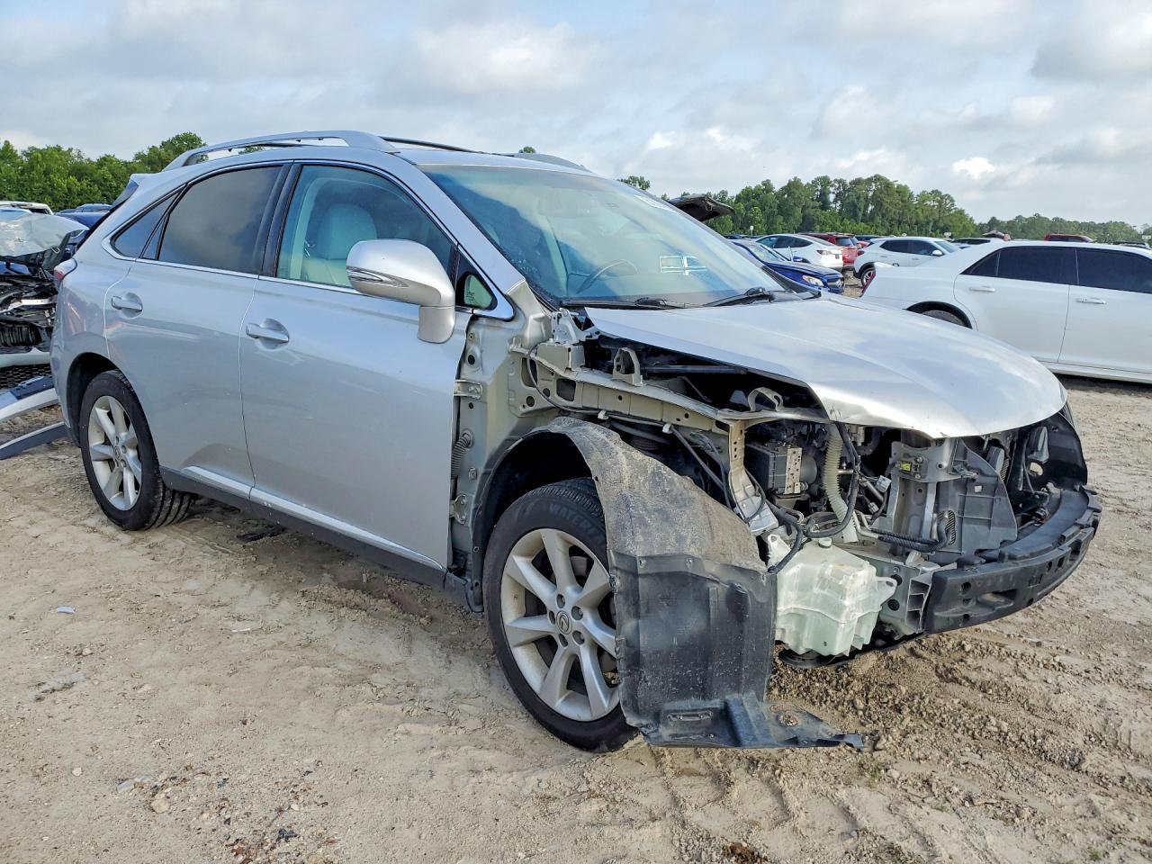 2012 Lexus Rx 350 Silver vin: 2T2ZK1BA6CC075109