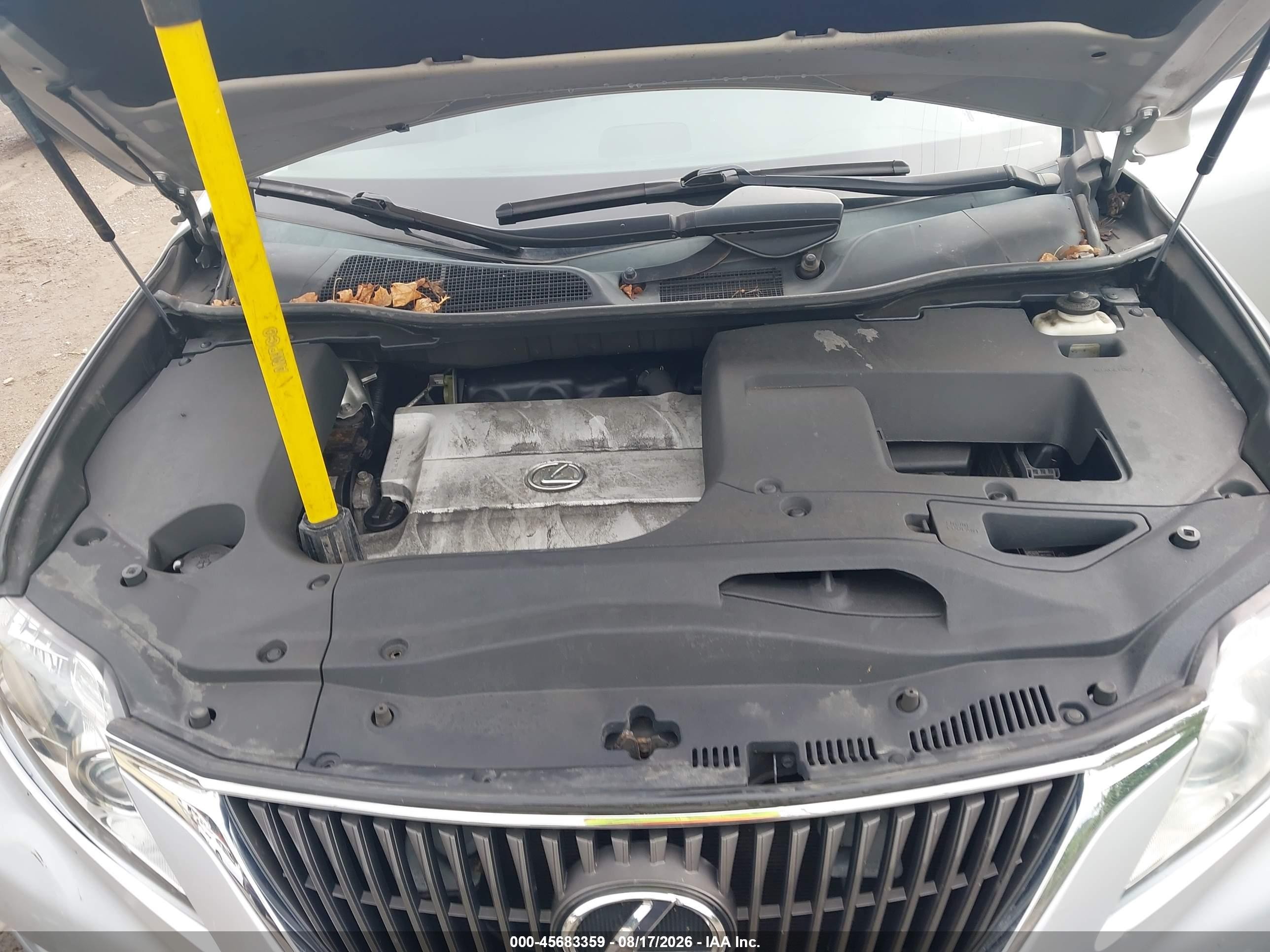 2012 Lexus Rx 350 Gray vin: 2T2ZK1BA6CC077720