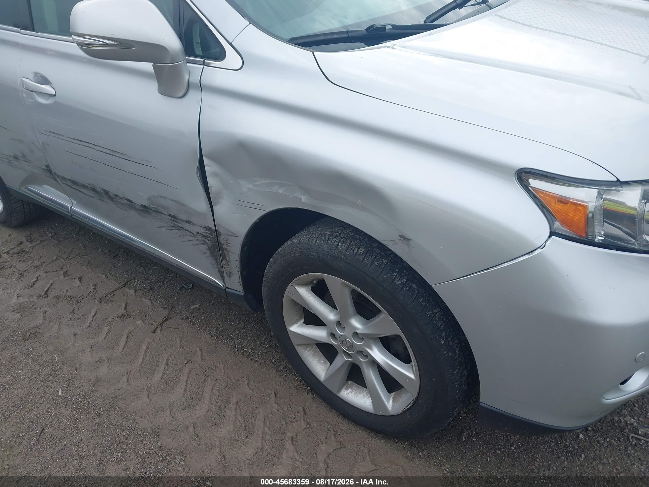 2012 Lexus Rx 350 Gray vin: 2T2ZK1BA6CC077720