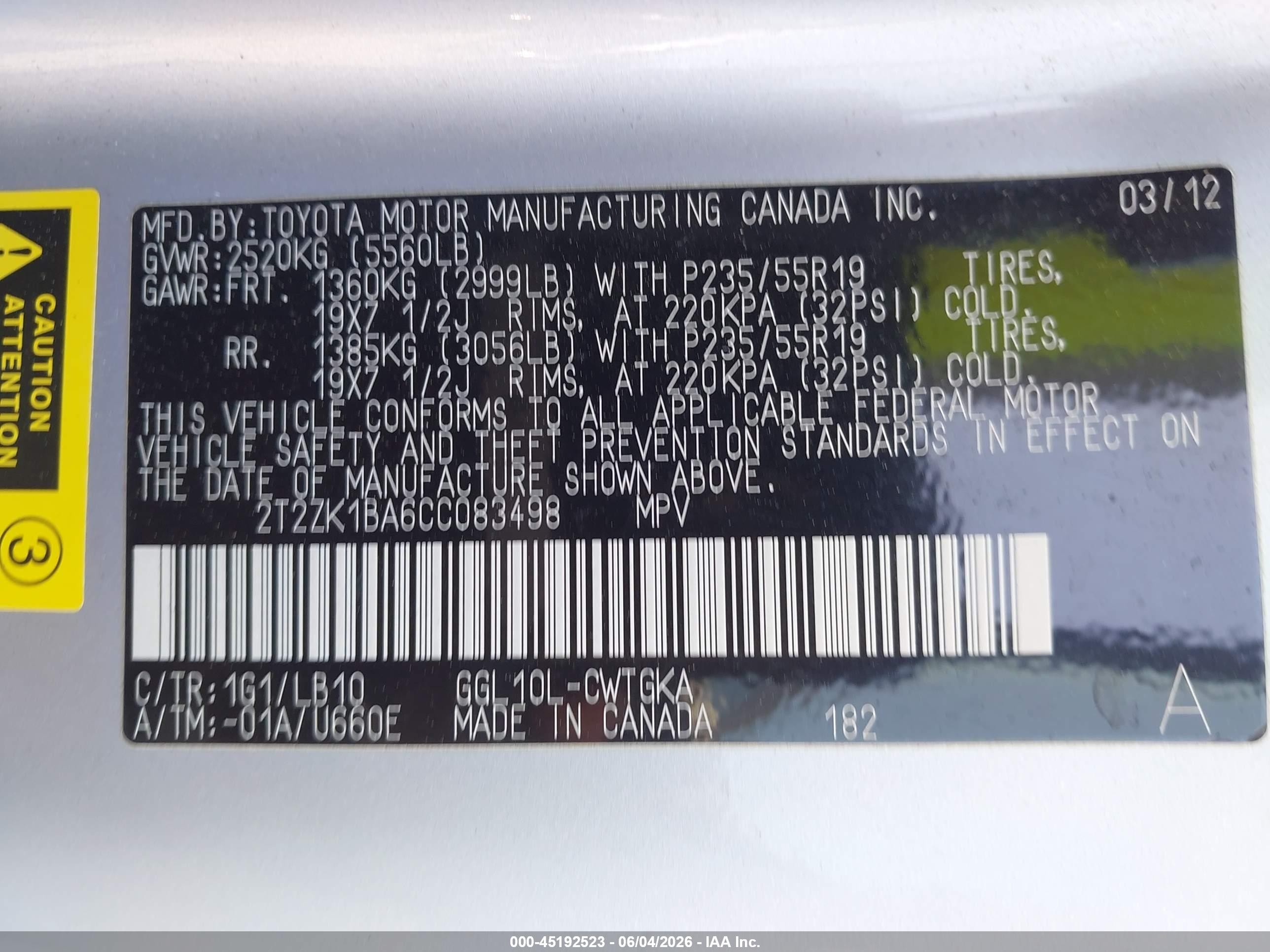 2012 Lexus Rx 350   Silver vin: 2T2ZK1BA6CC083498