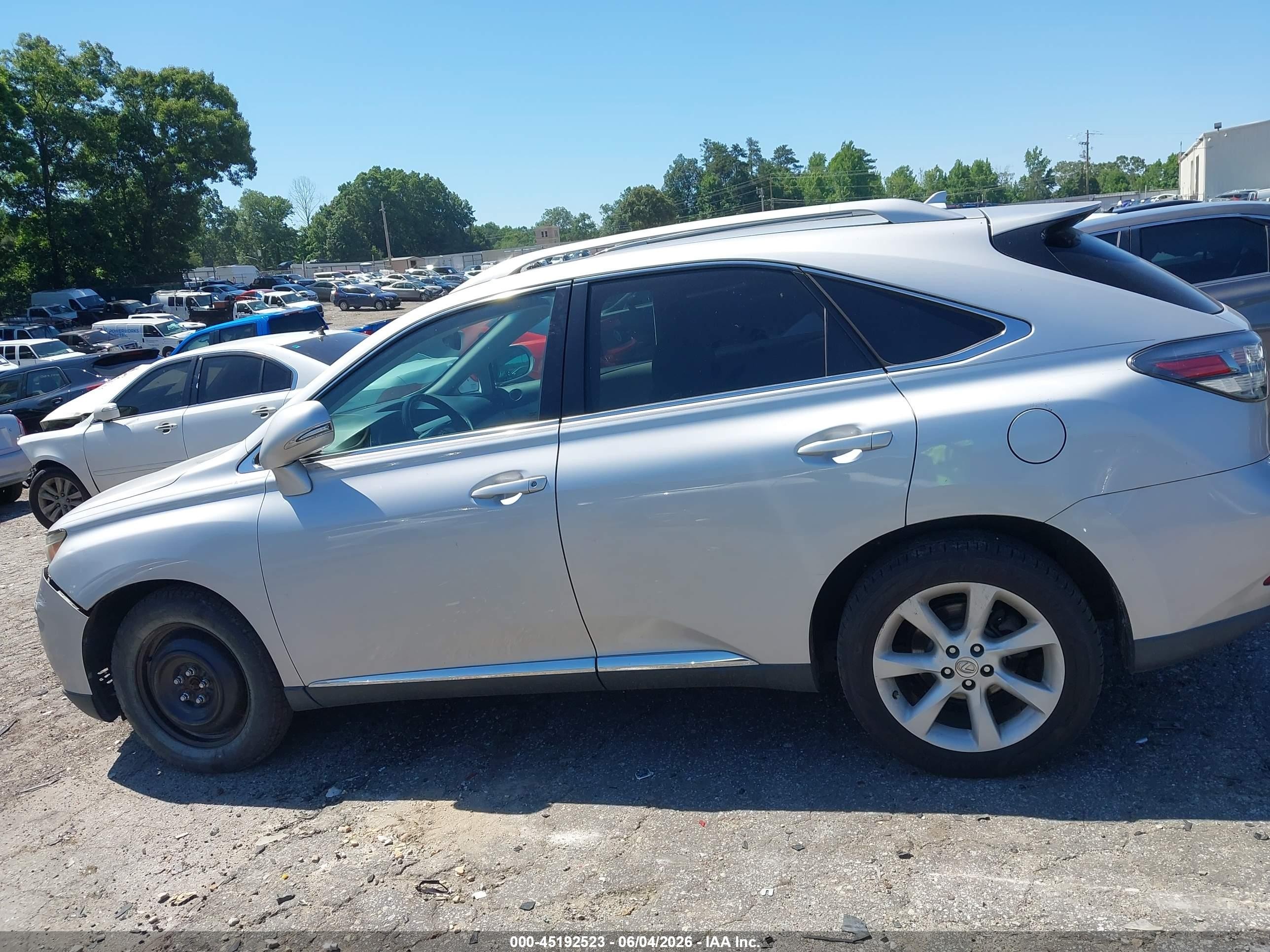 2012 Lexus Rx 350   Silver vin: 2T2ZK1BA6CC083498