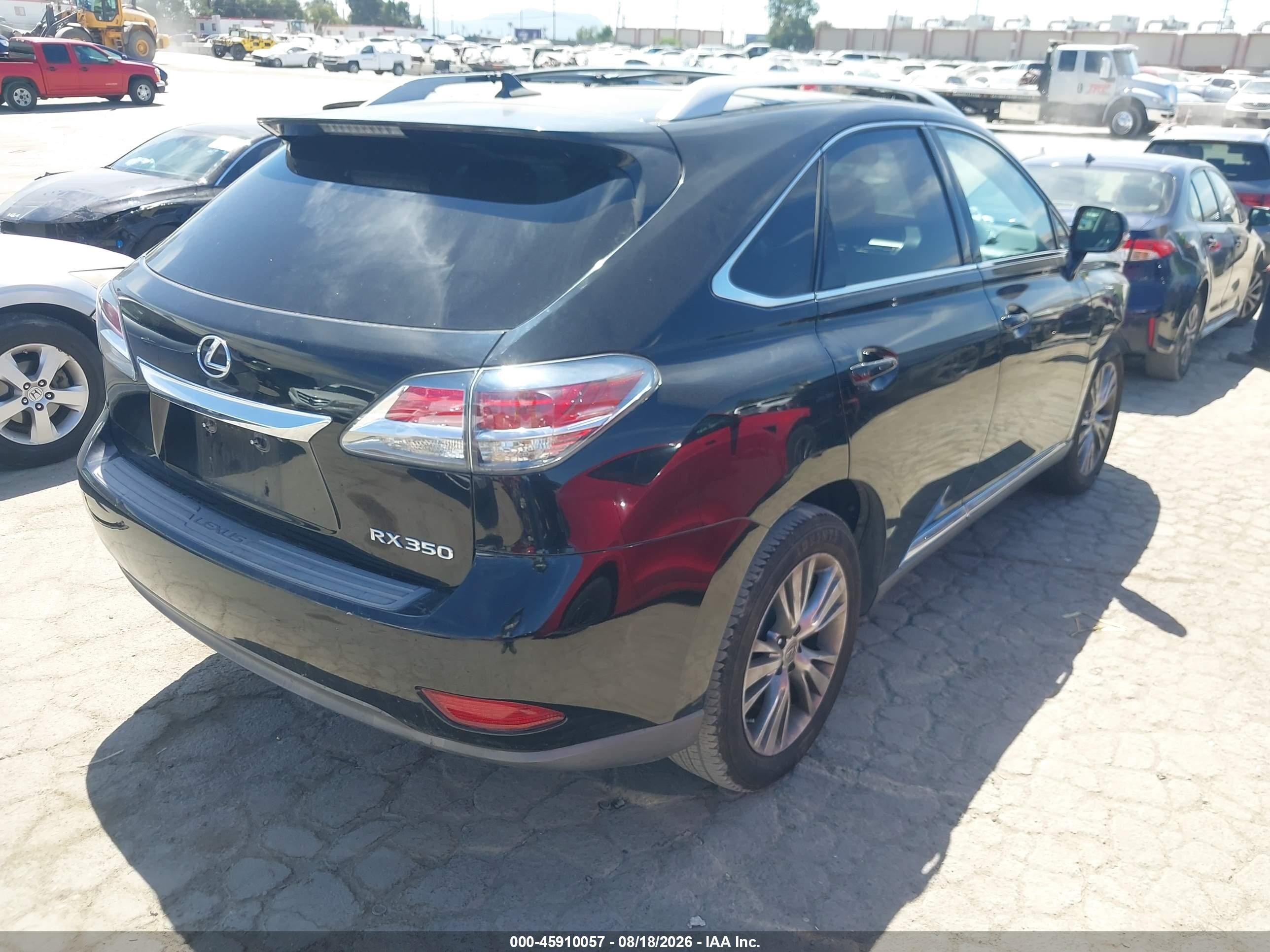 2013 Lexus Rx 350   Black vin: 2T2ZK1BA6DC090467