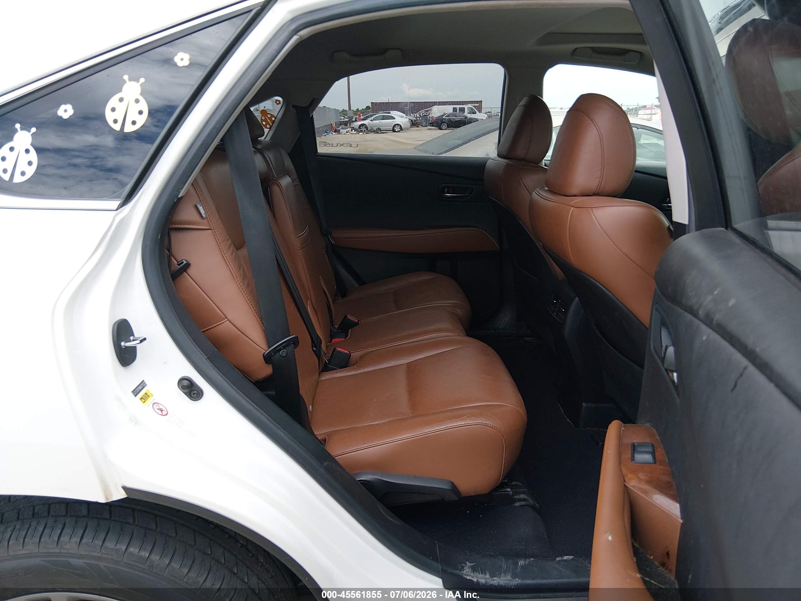 2013 Lexus Rx 350   White vin: 2T2ZK1BA6DC101323