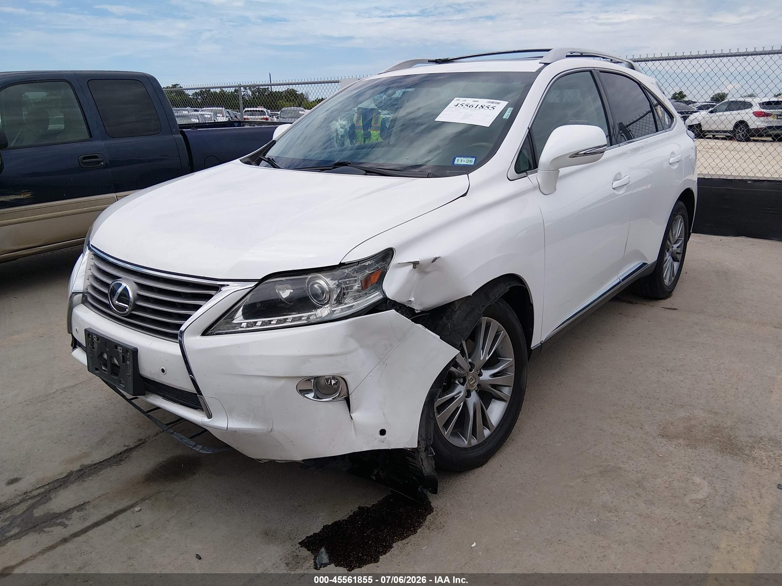 2013 Lexus Rx 350   White vin: 2T2ZK1BA6DC101323
