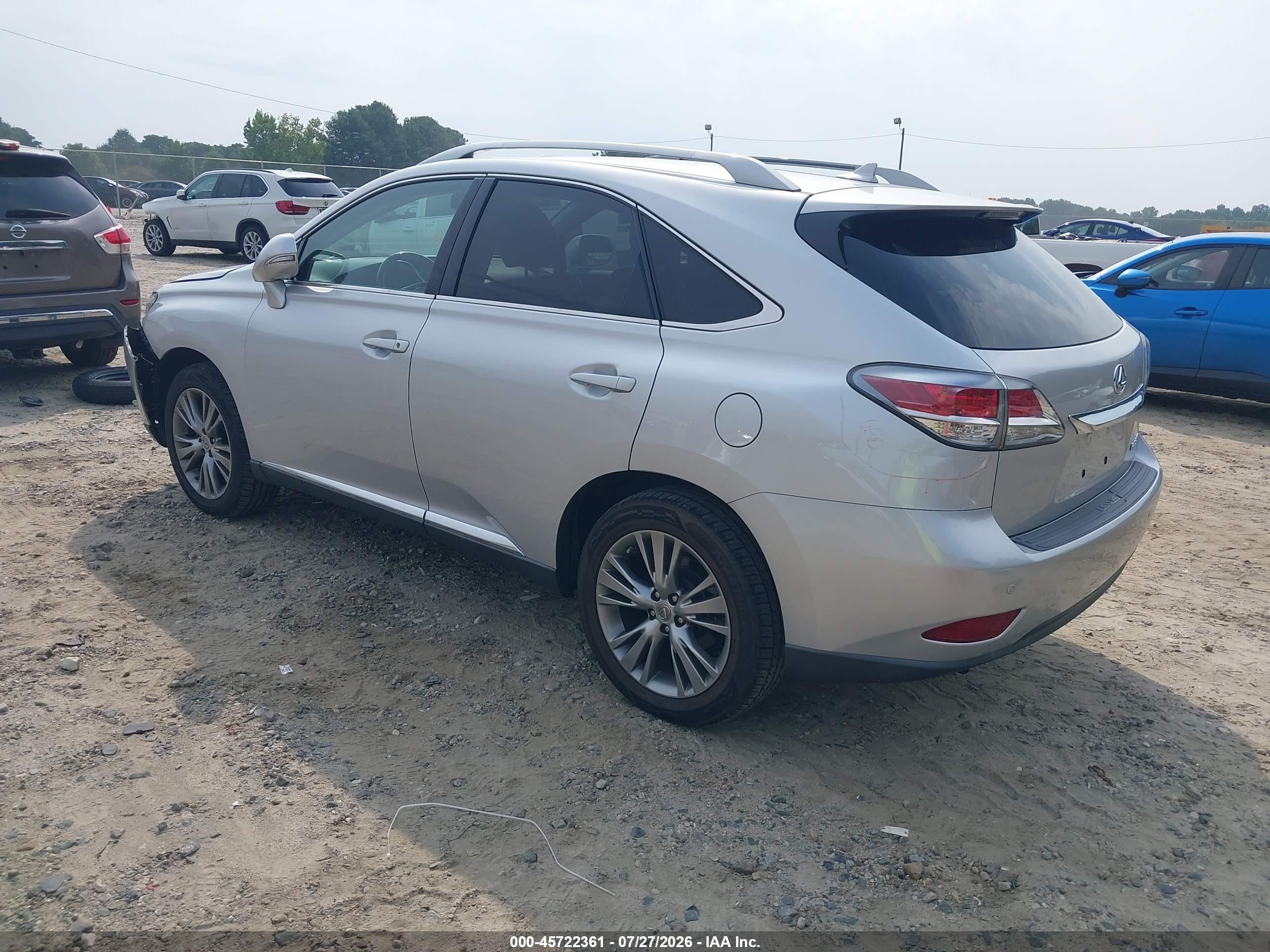 2013 Lexus Rx 350   Silver vin: 2T2ZK1BA6DC114945