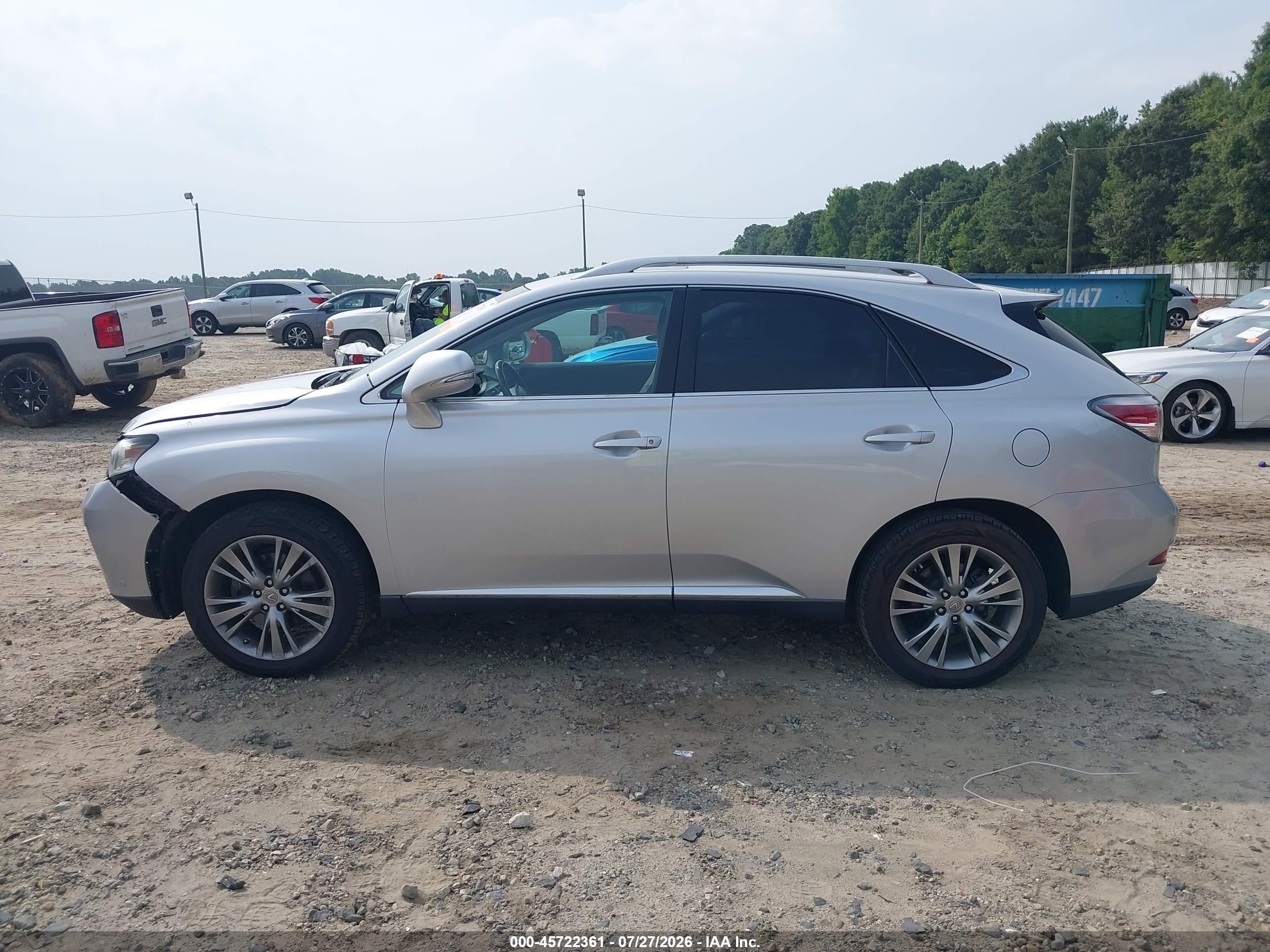 2013 Lexus Rx 350   Silver vin: 2T2ZK1BA6DC114945