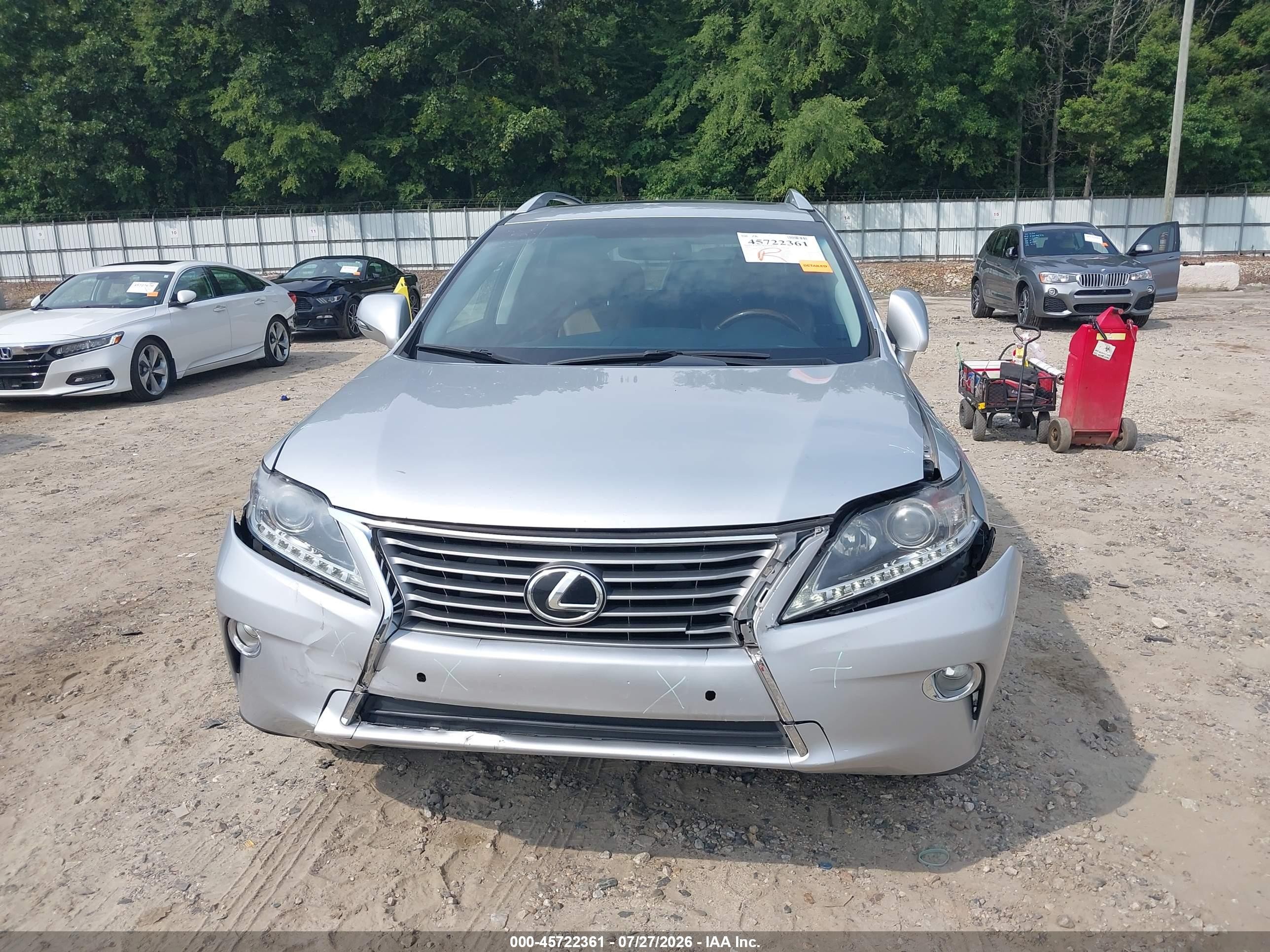 2013 Lexus Rx 350   Silver vin: 2T2ZK1BA6DC114945