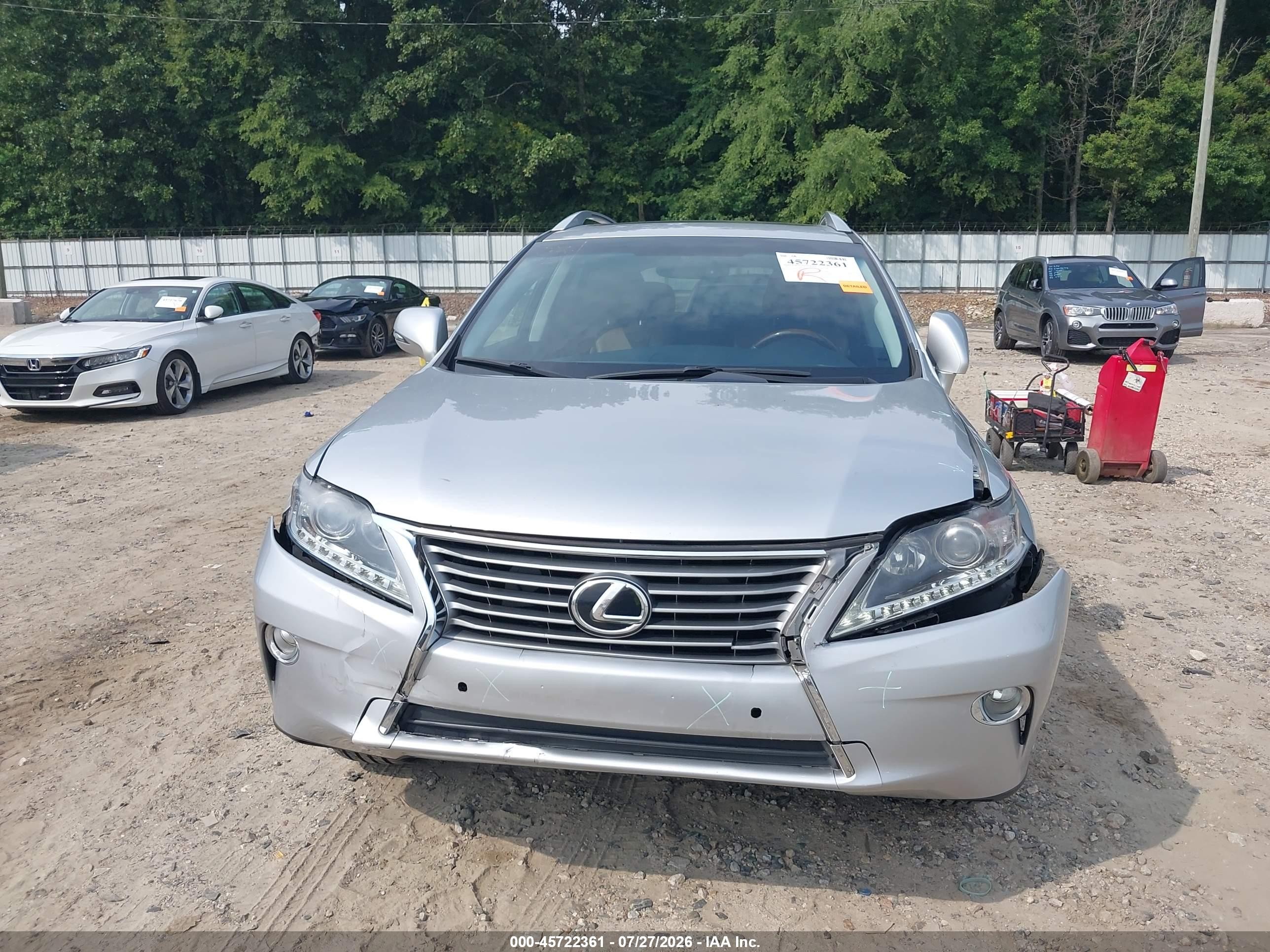 2013 Lexus Rx 350   Silver vin: 2T2ZK1BA6DC114945