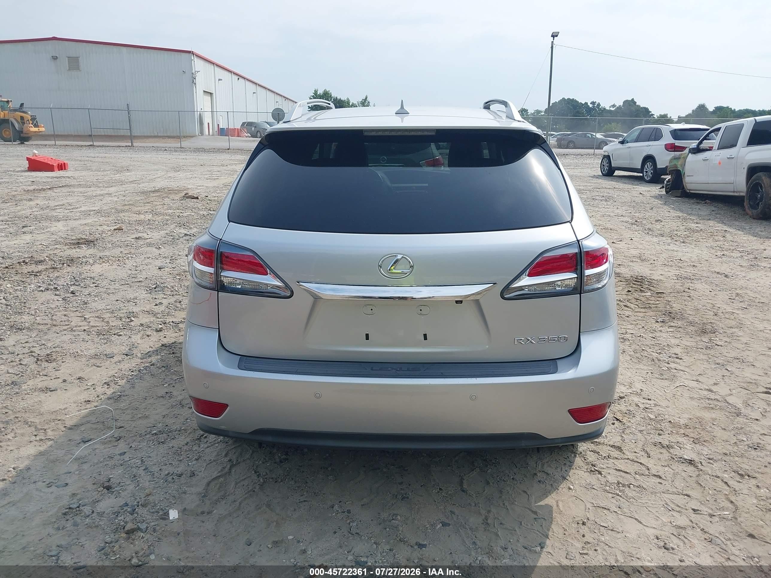 2013 Lexus Rx 350   Silver vin: 2T2ZK1BA6DC114945