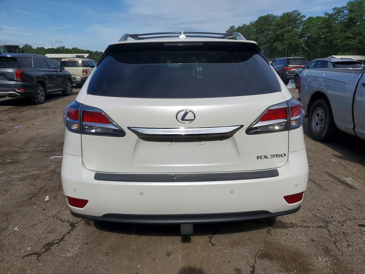 2013 Lexus Rx 350 White vin: 2T2ZK1BA6DC122060