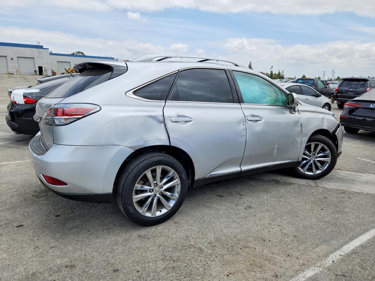 2013 Lexus Rx 350 Silver vin: 2T2ZK1BA6DC124522