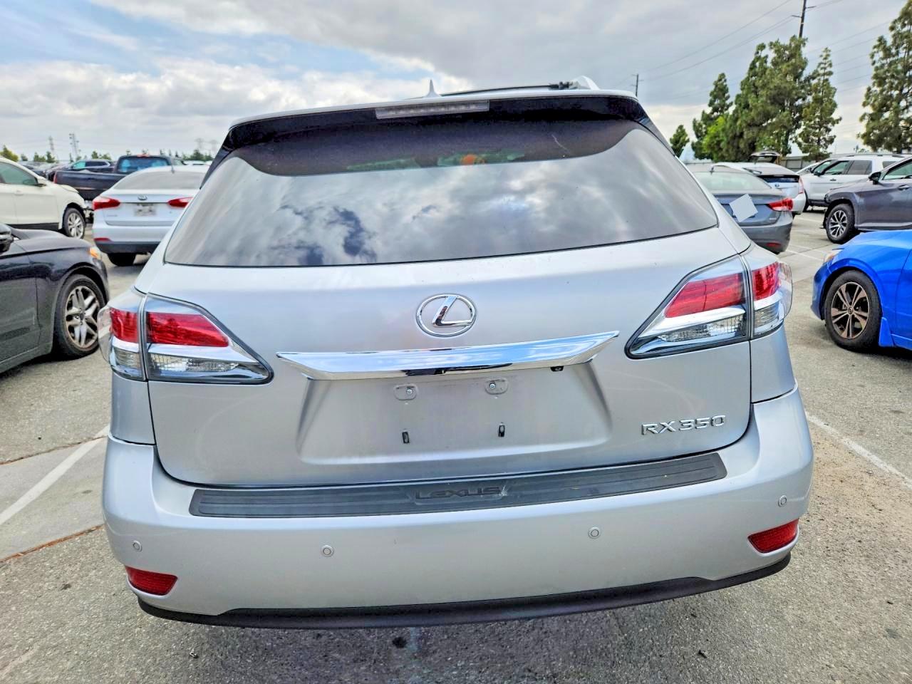 2013 Lexus Rx 350 Silver vin: 2T2ZK1BA6DC124522