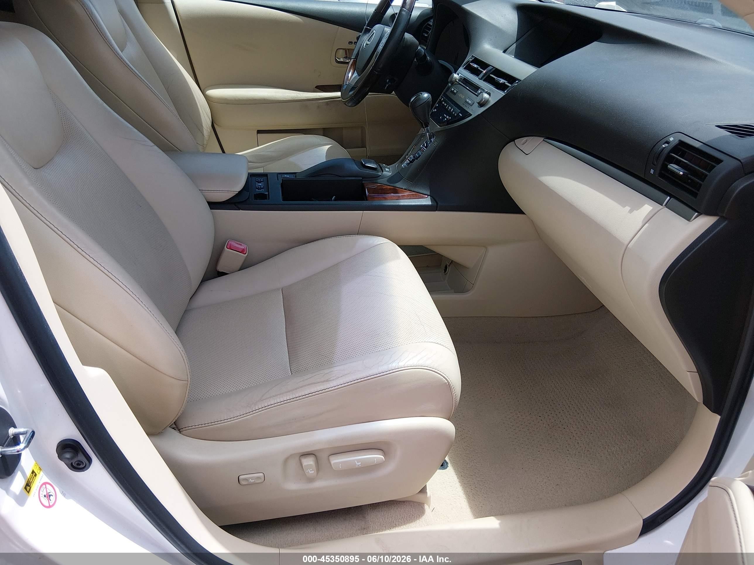 2013 Lexus Rx 350   White vin: 2T2ZK1BA6DC127274