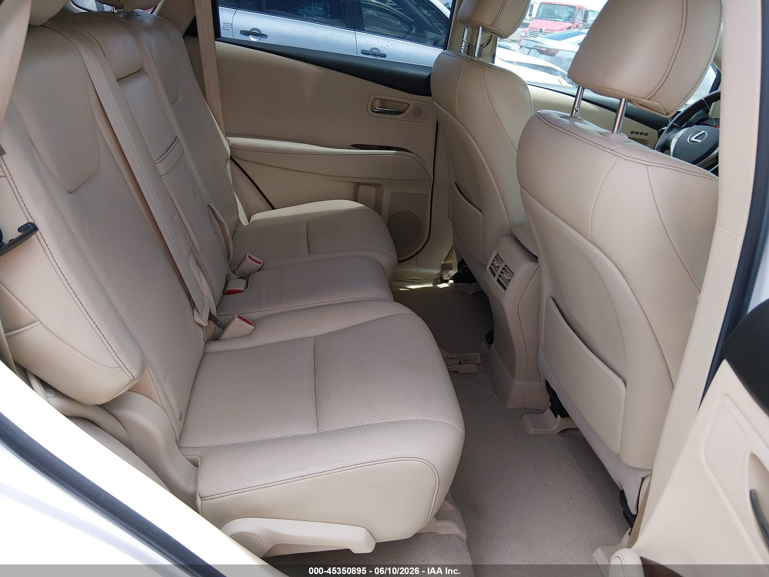 2013 Lexus Rx 350   White vin: 2T2ZK1BA6DC127274