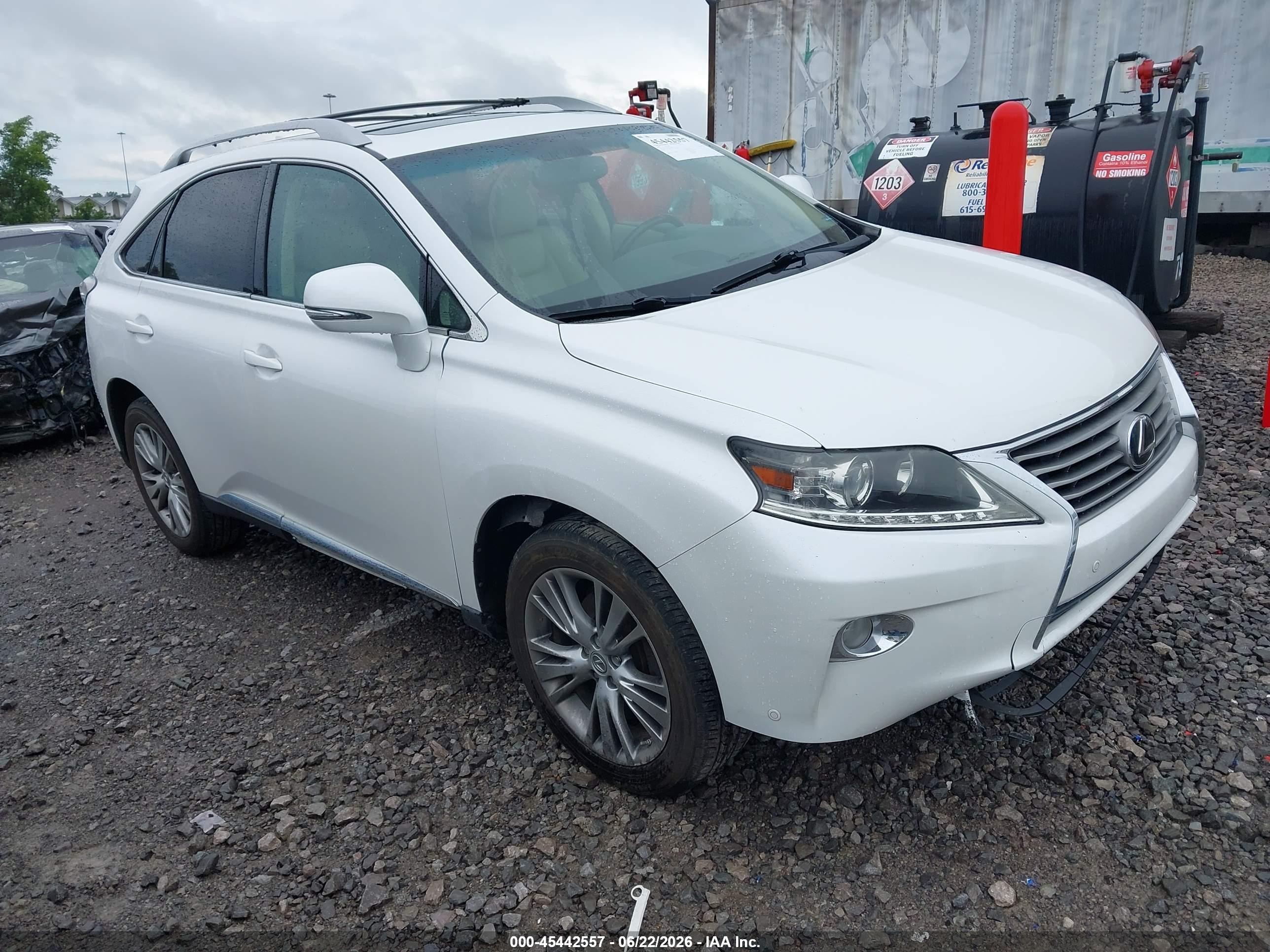 2014 Lexus Rx 350   White vin: 2T2ZK1BA6EC138048